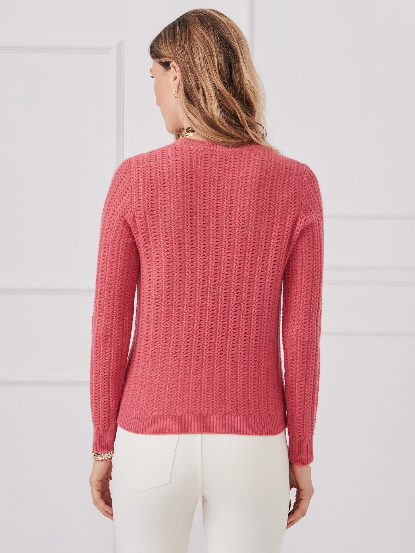 J.McLaughlin Etta sweater in maple made with cashmere. 