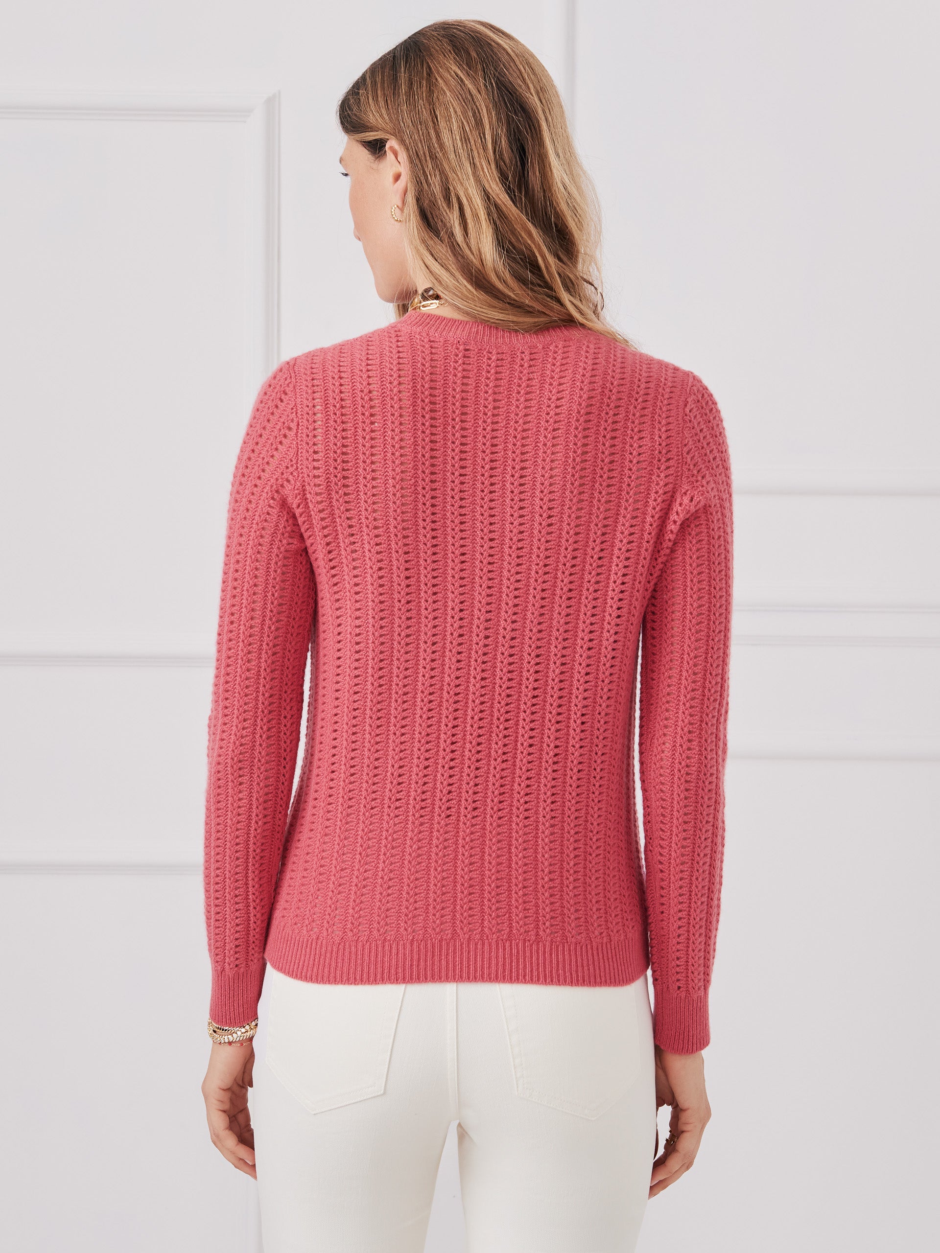 J.McLaughlin Etta sweater in maple made with cashmere. 