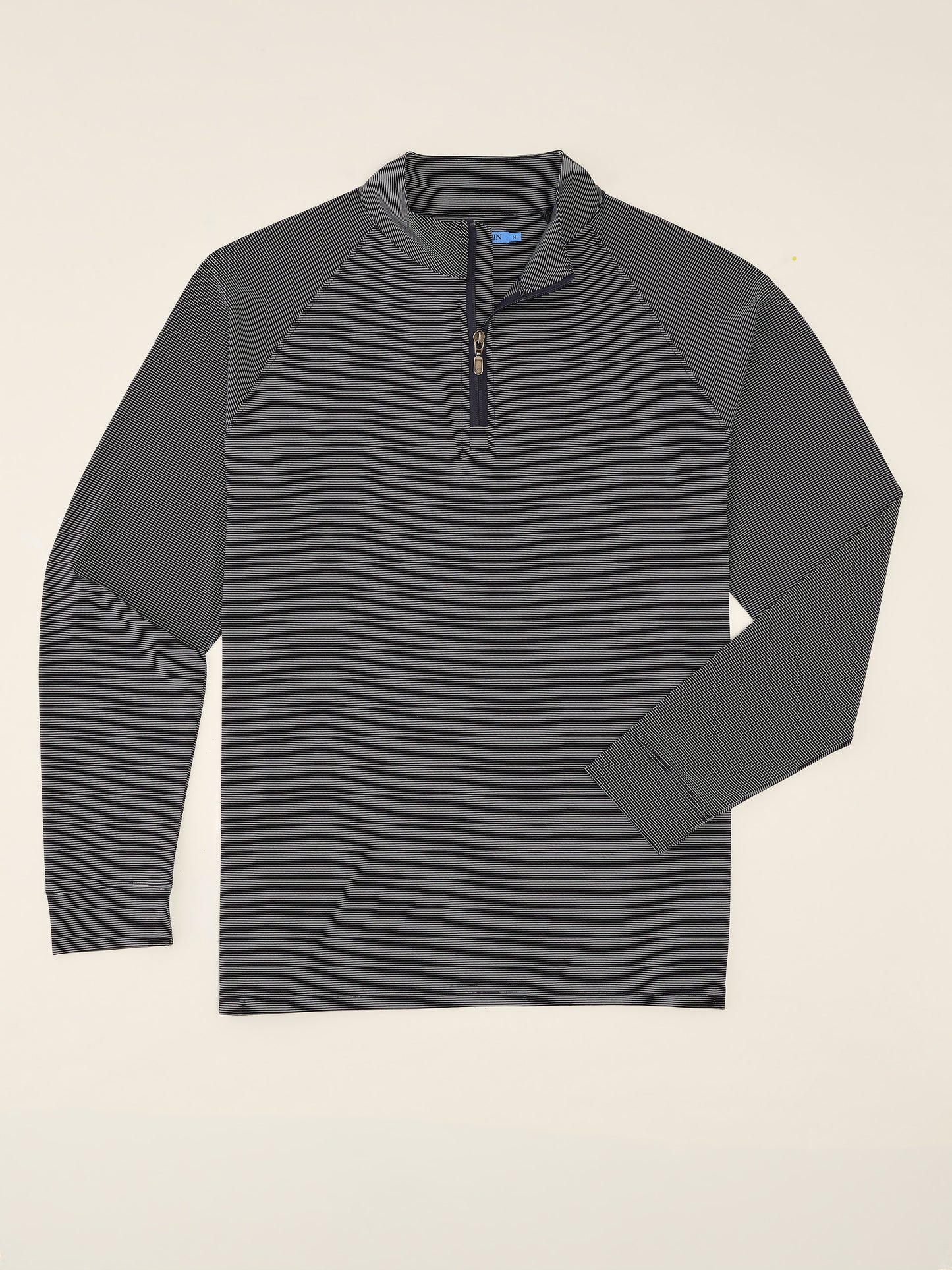 J.McLaughlin Featherweight polo in Midnight/White made with Polyester.