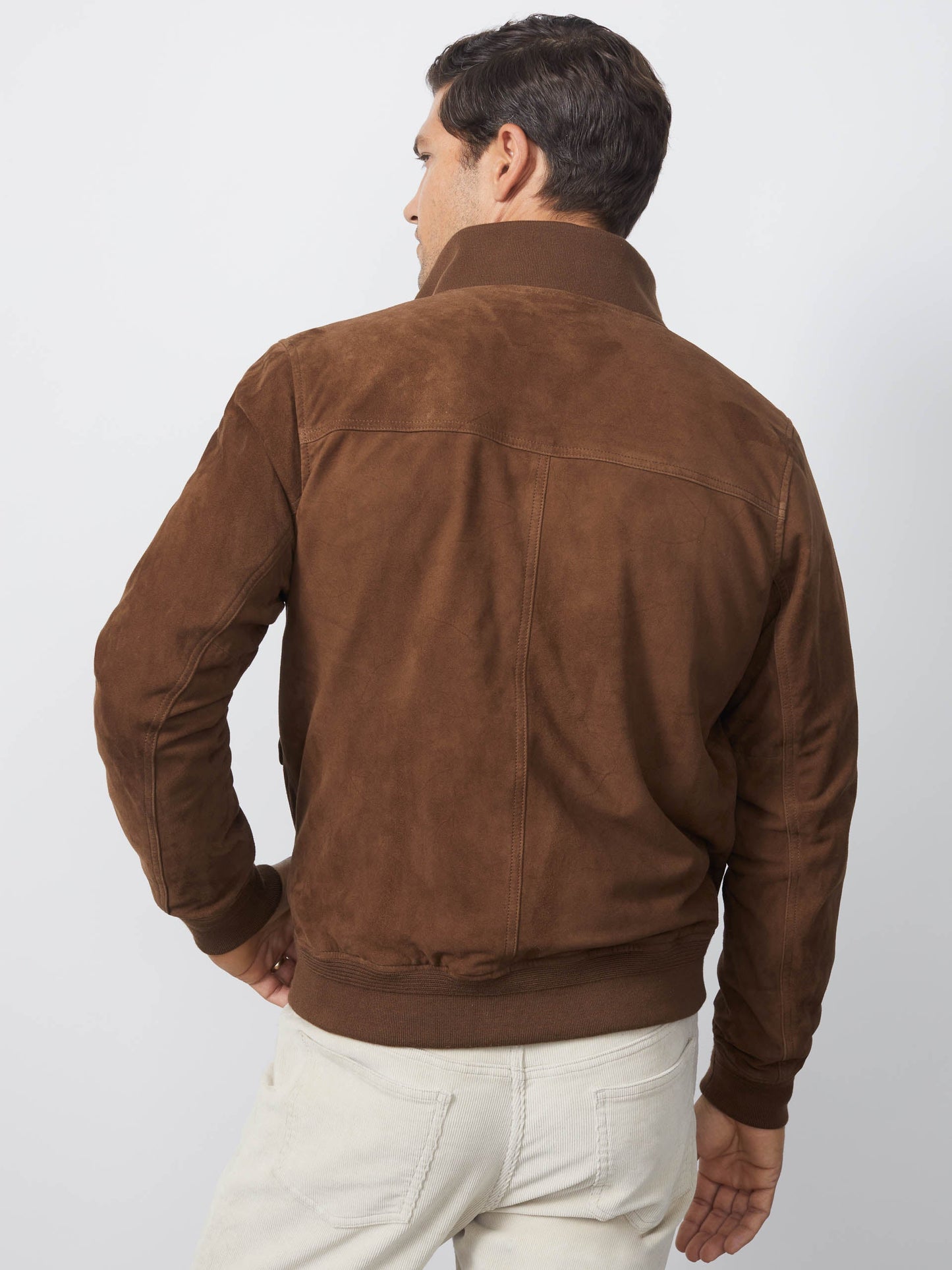 Ferdinand Suede Bomber Jacket