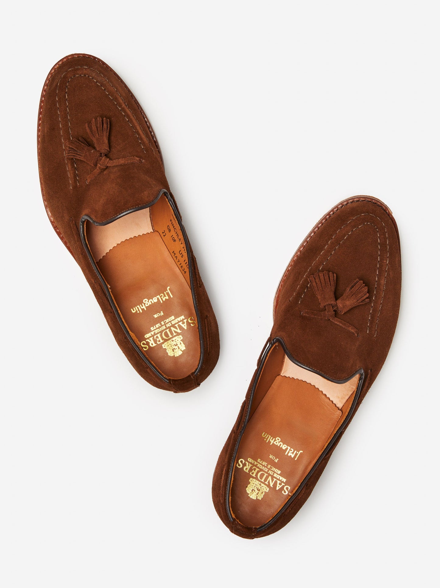 J.McLaughlin Finchley loafers in brown made with suede.