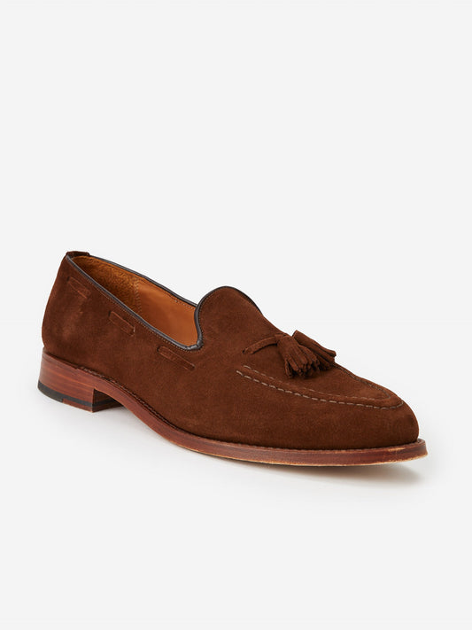 J.McLaughlin Finchley loafers in brown made with suede.