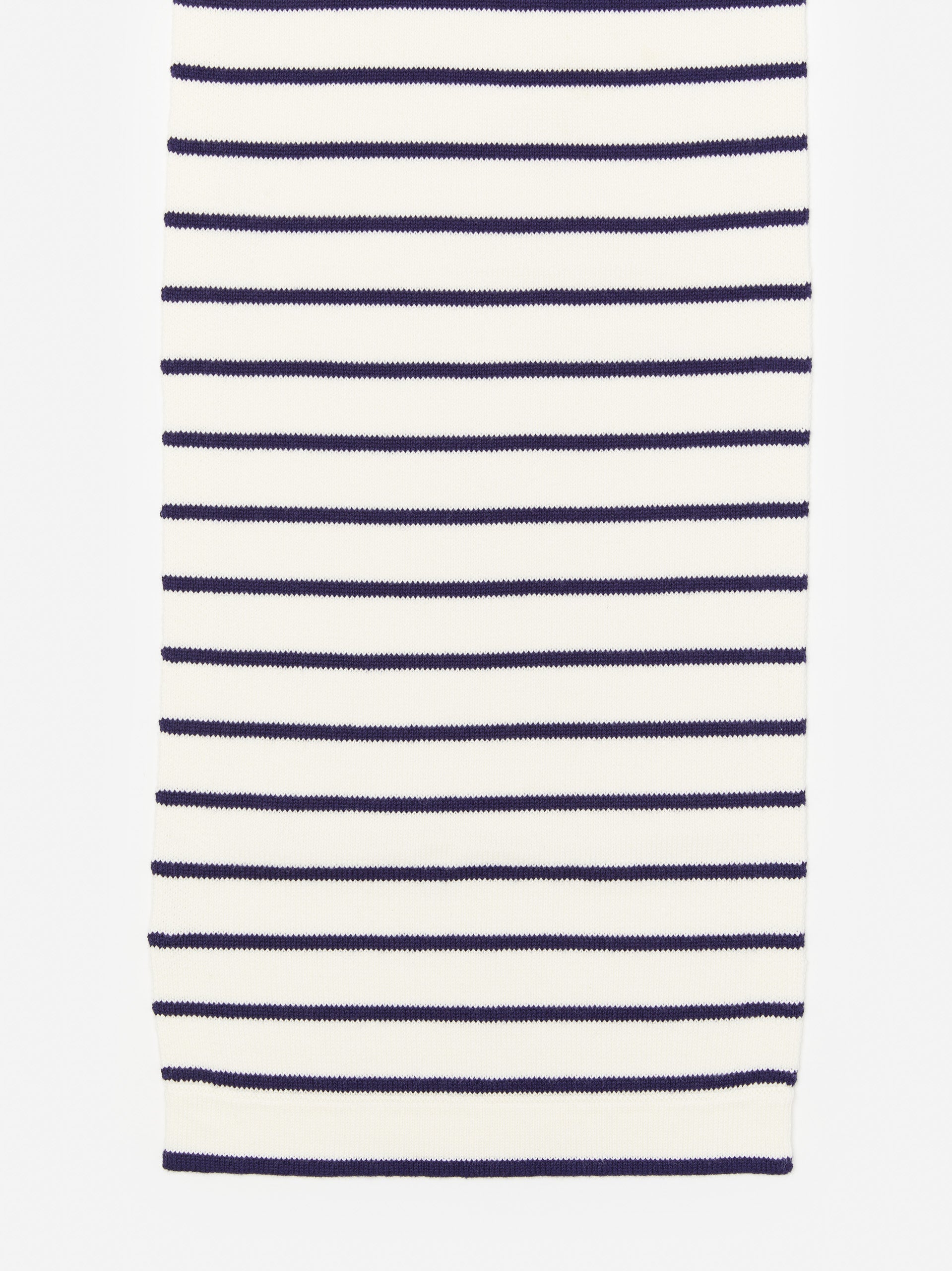 J.McLaughlin Finola scarf in white/navy made with cotton/modal.