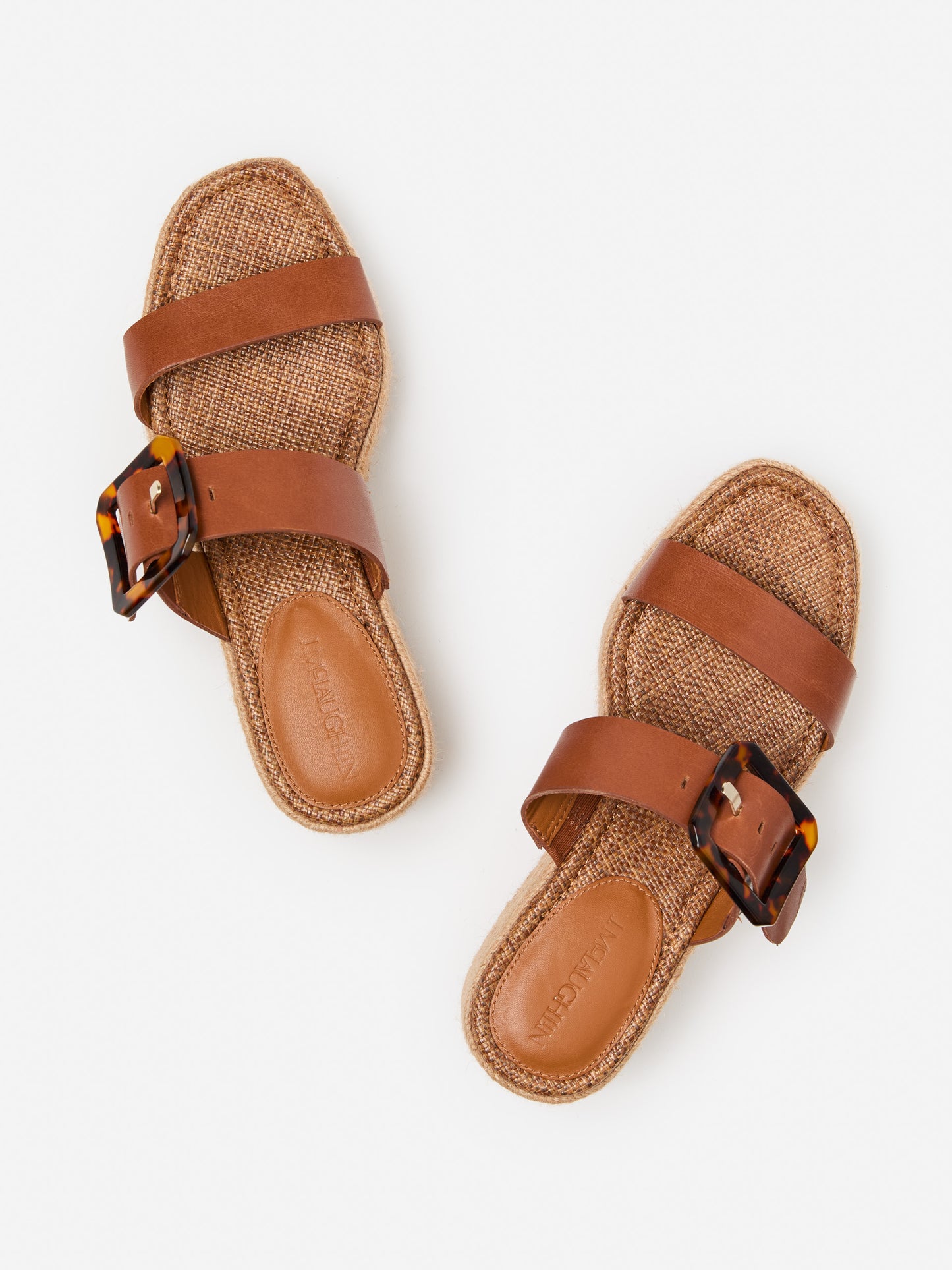 J.McLaughlin Fluer shoes in rich cognac made with leather.