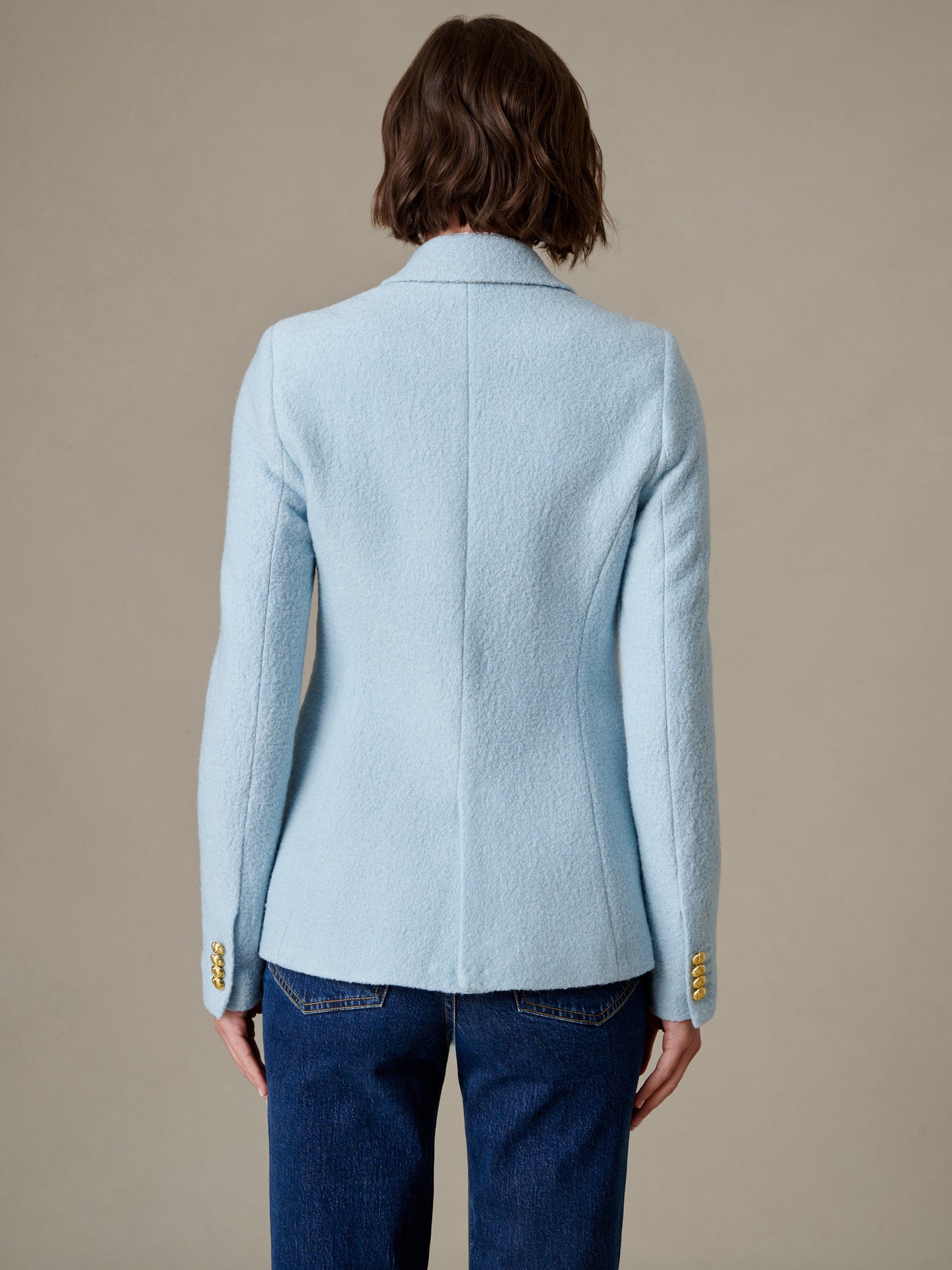Genevieve Wool Boucle Blazer