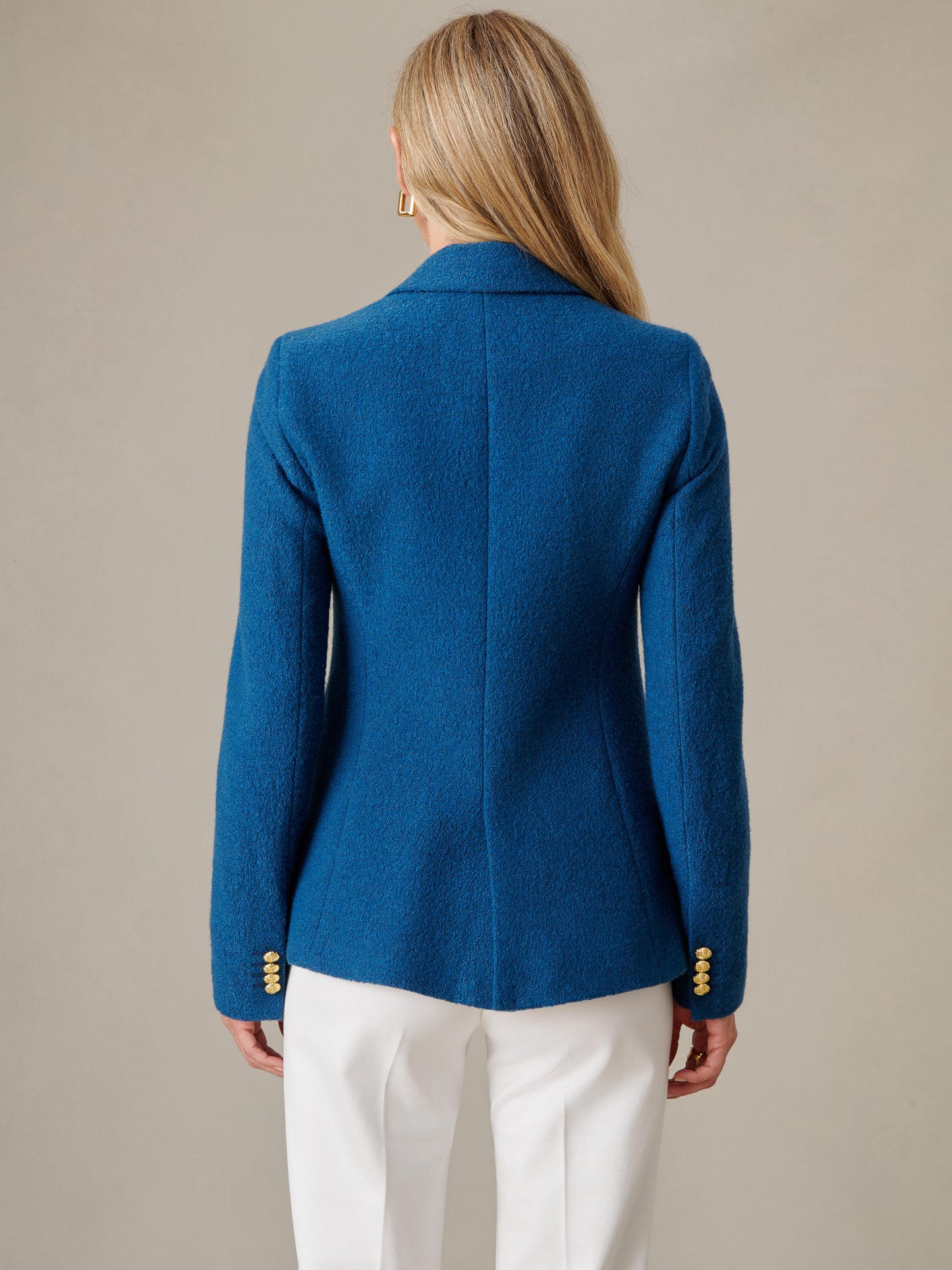 Genevieve Wool Boucle Blazer