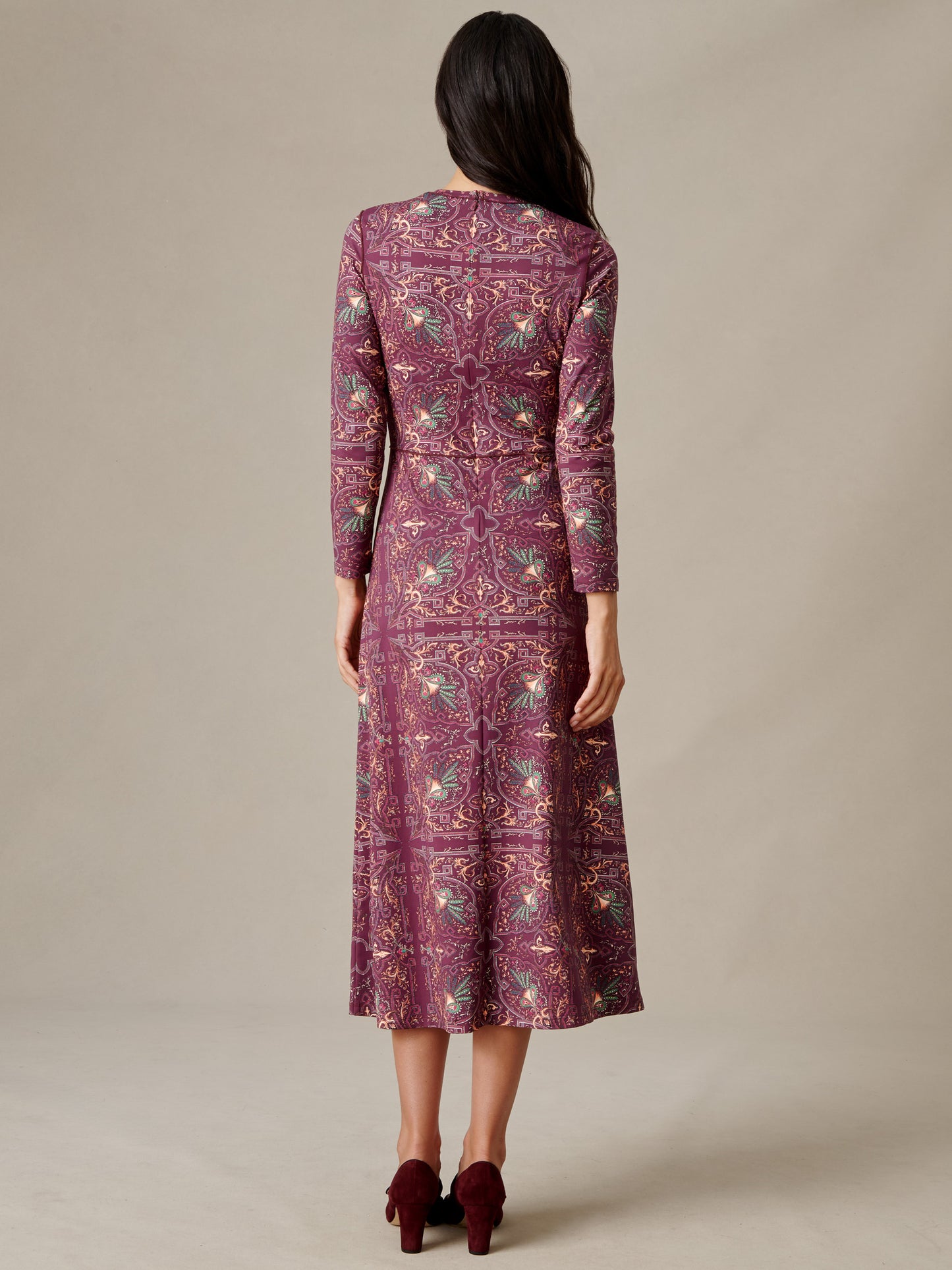 Georgina Dress in Baroque Medallion
