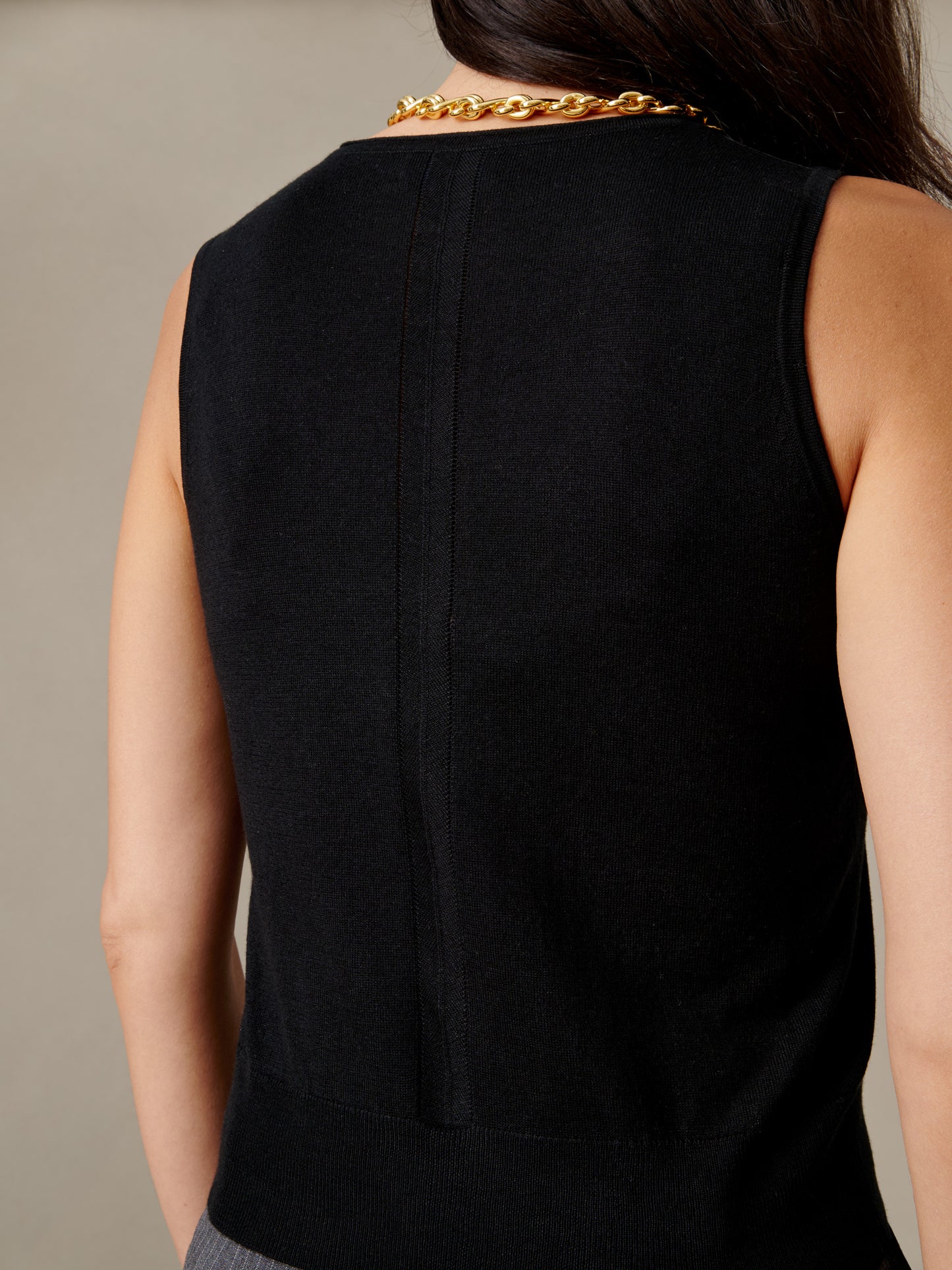 Lucy Silk Blend Sweater Tank
