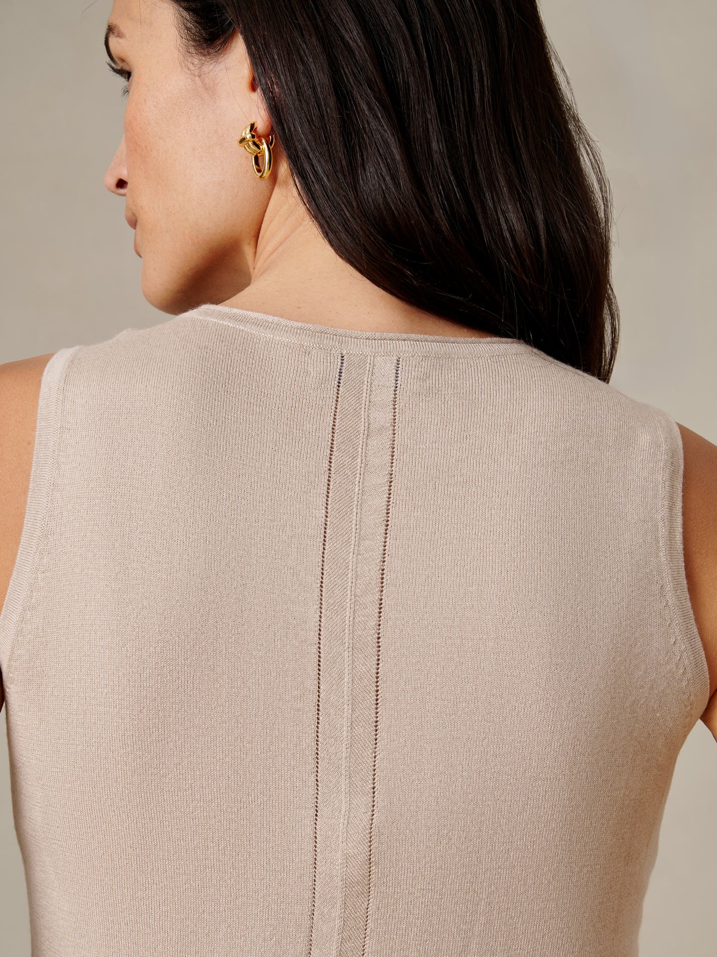 Lucy Silk Blend Sweater Tank