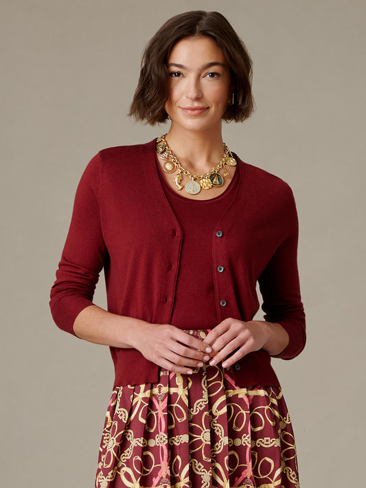 Gracie Silk Blend Cardigan