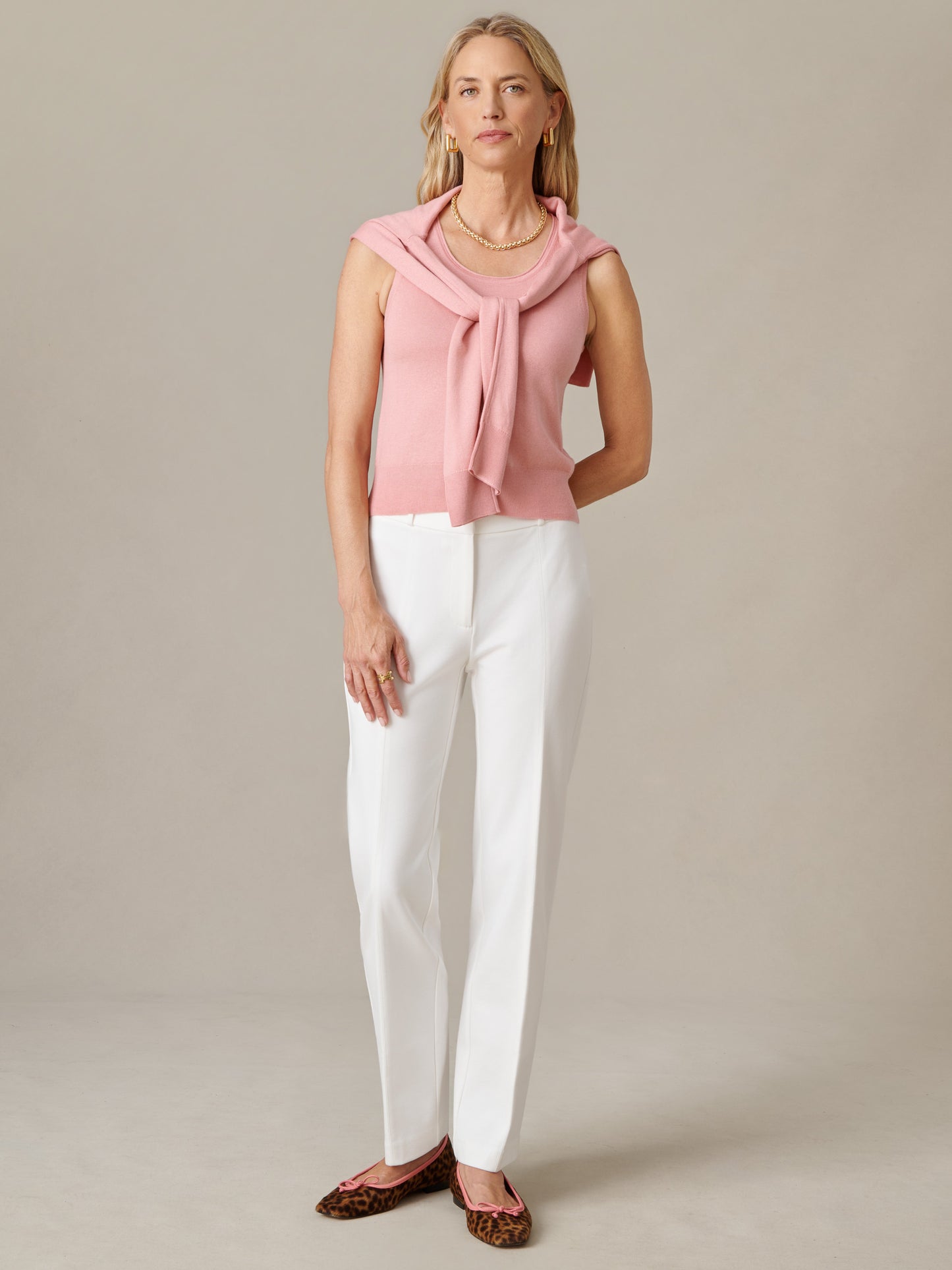 Lucy Silk Blend Sweater Tank