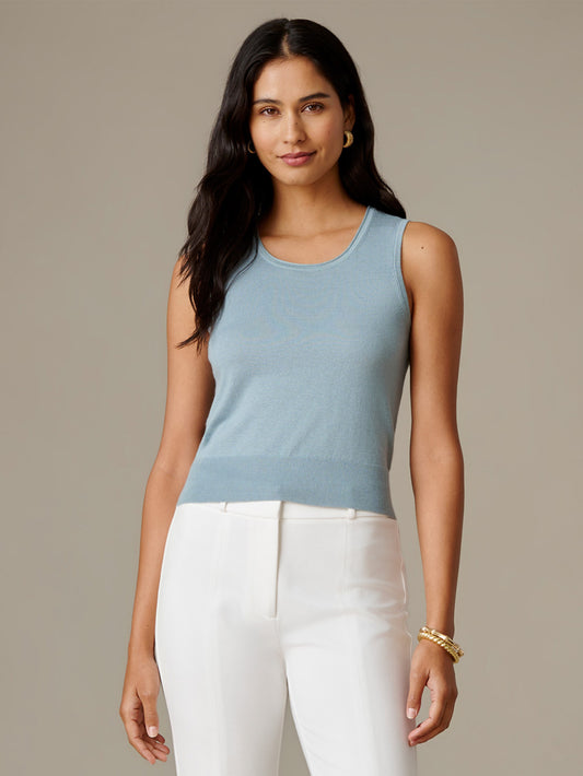 Lucy Silk Blend Sweater Tank