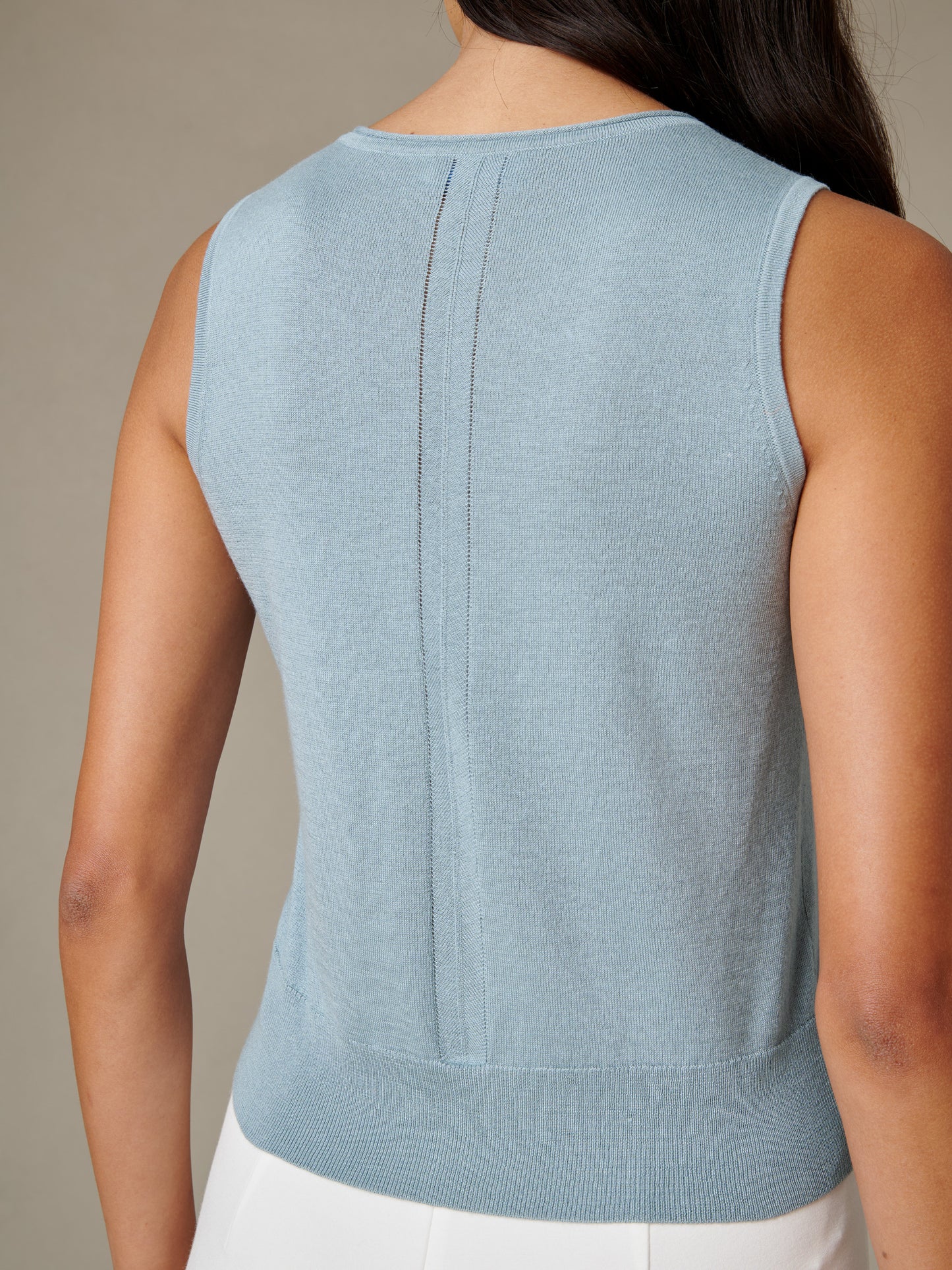 Lucy Silk Blend Sweater Tank