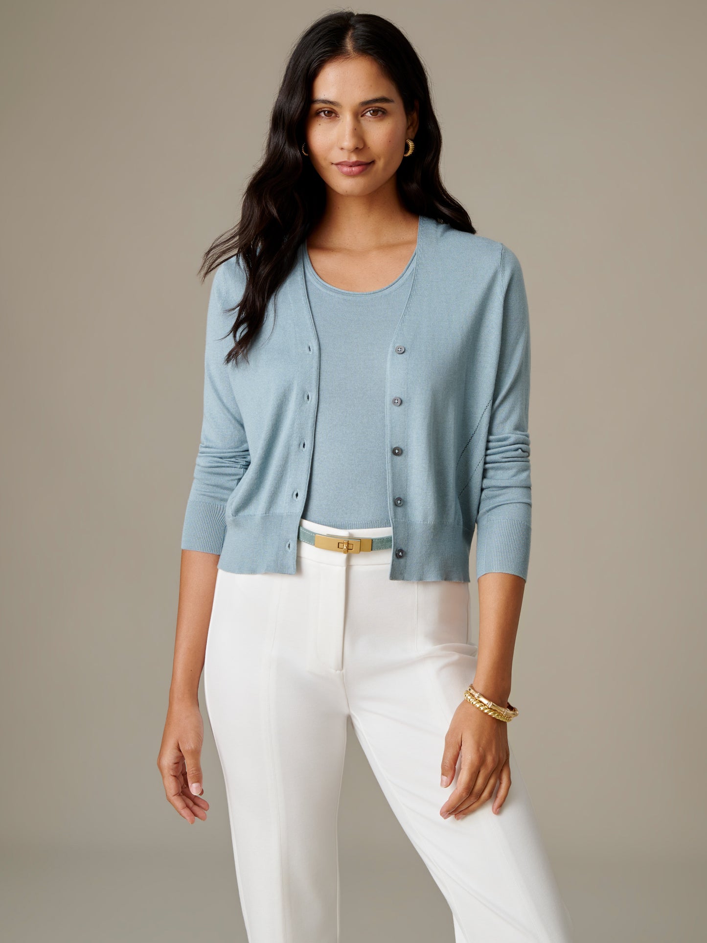 Lucy Silk Blend Sweater Tank