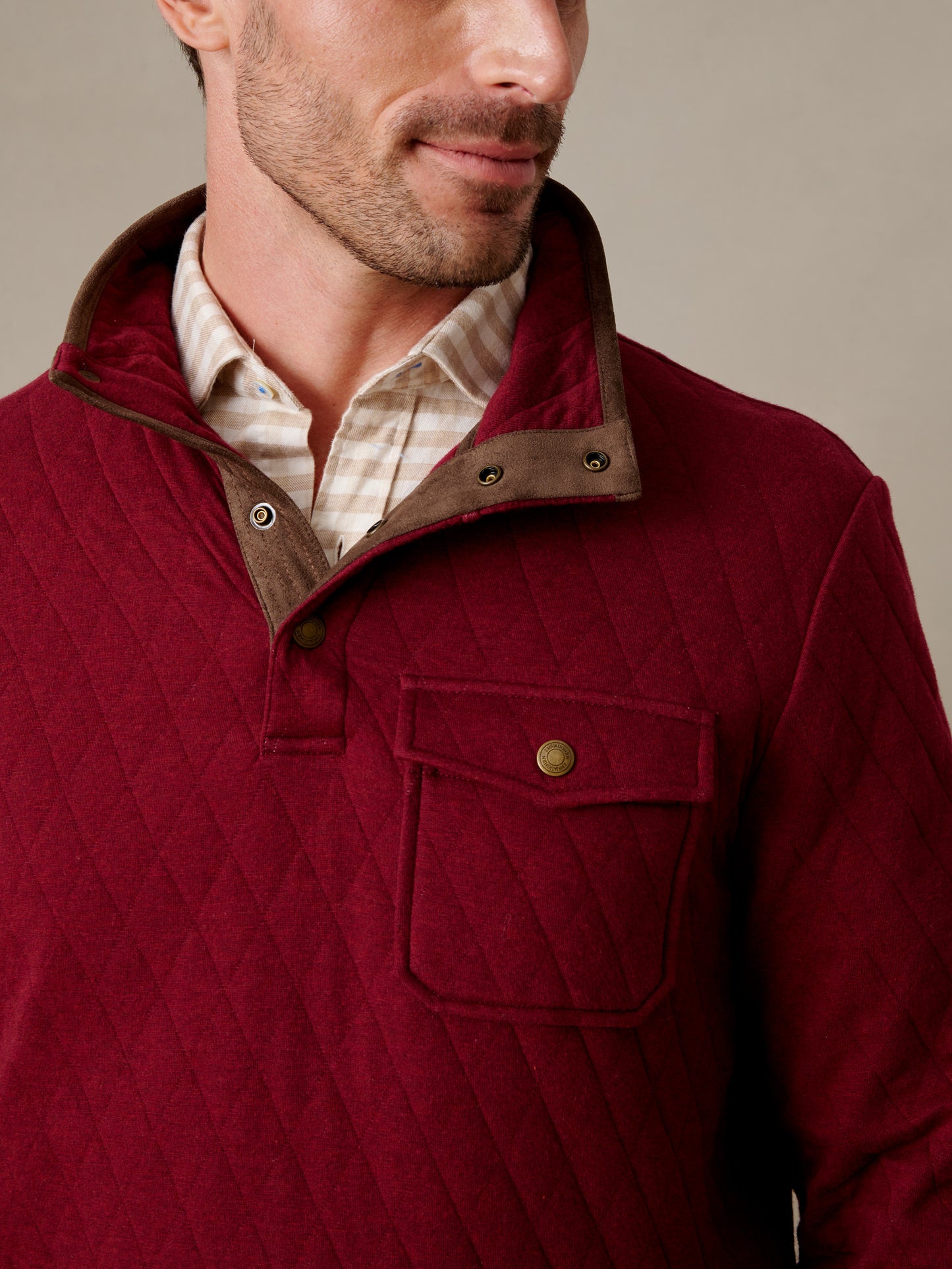 Christopher Quilted Pullover
