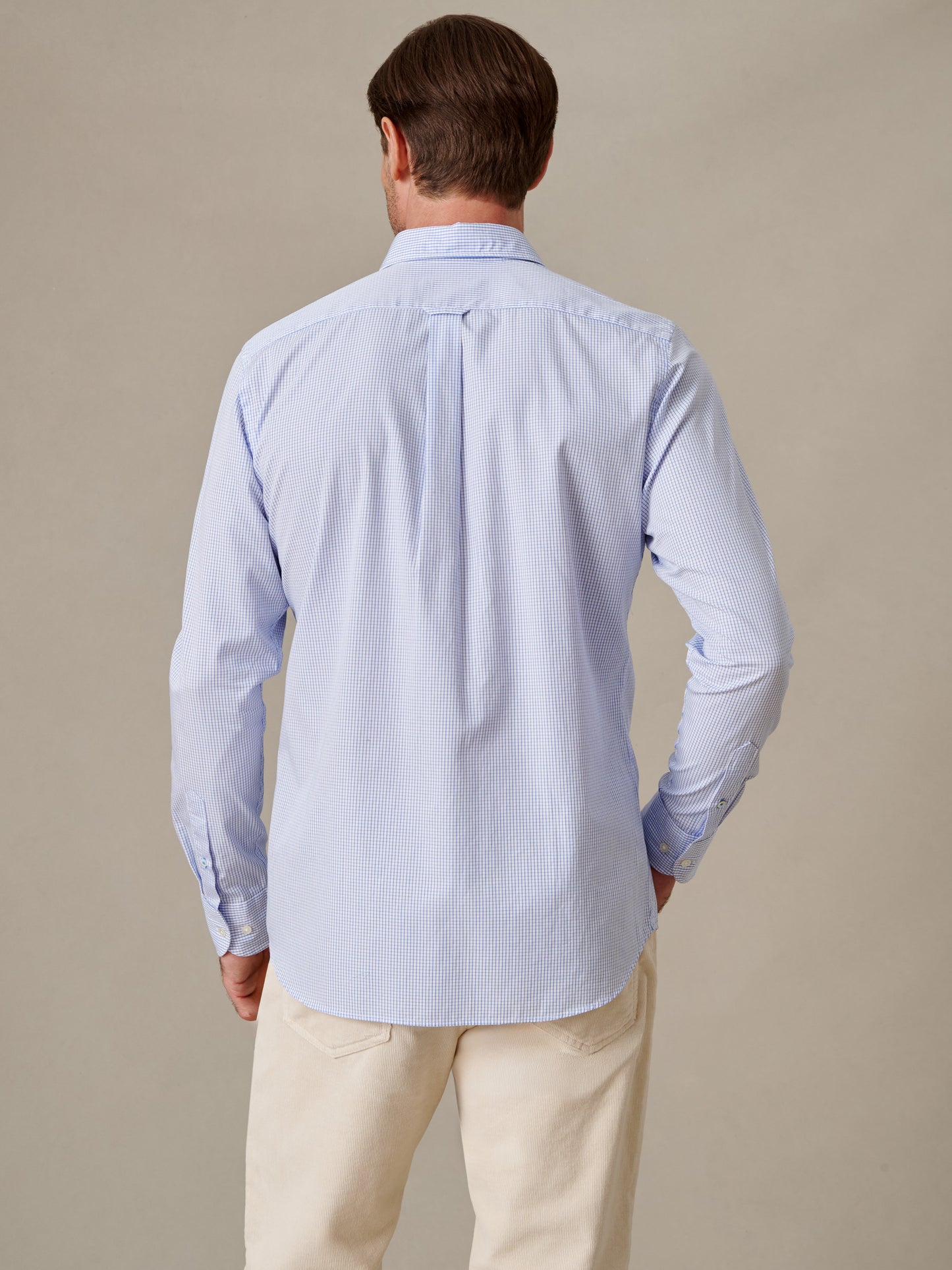 Gramercy Cotton Shirt in Graphic Check
