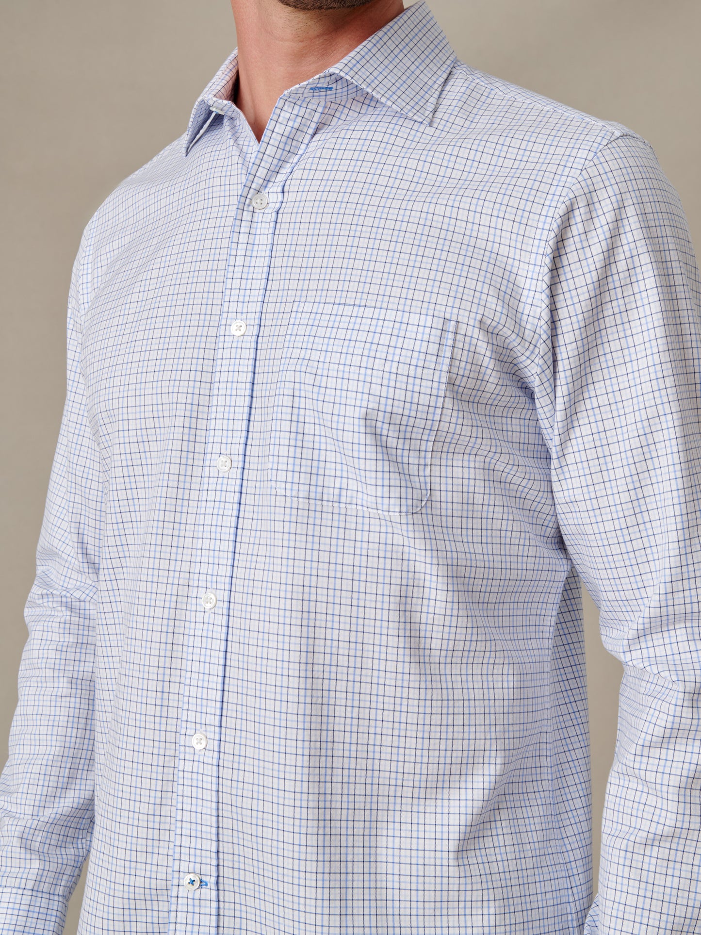 Gramercy Cotton Shirt in Tattersall