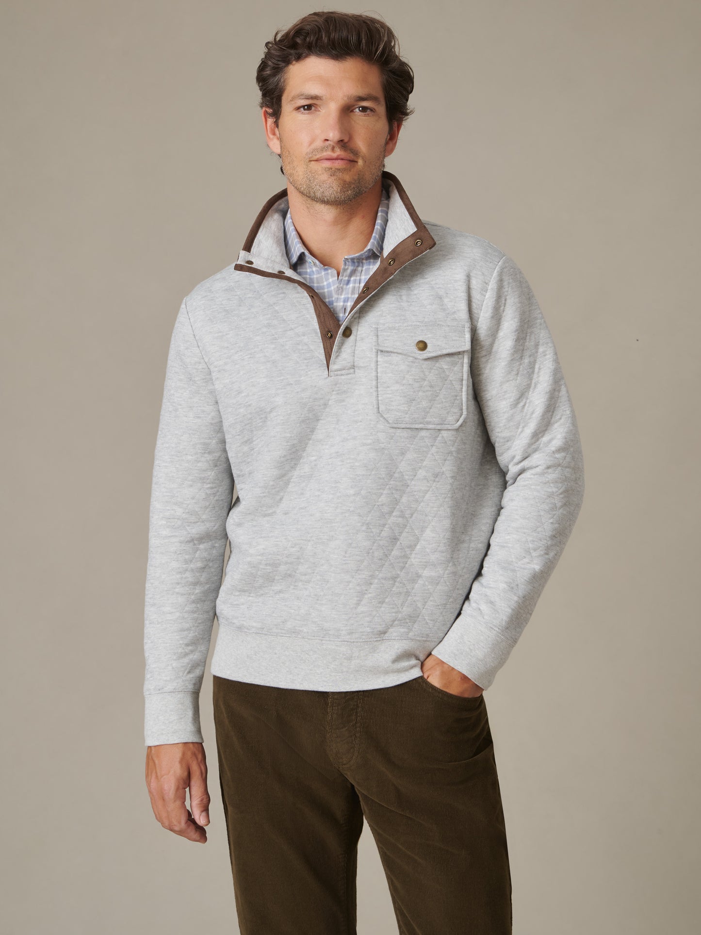 Christopher Quilted Pullover