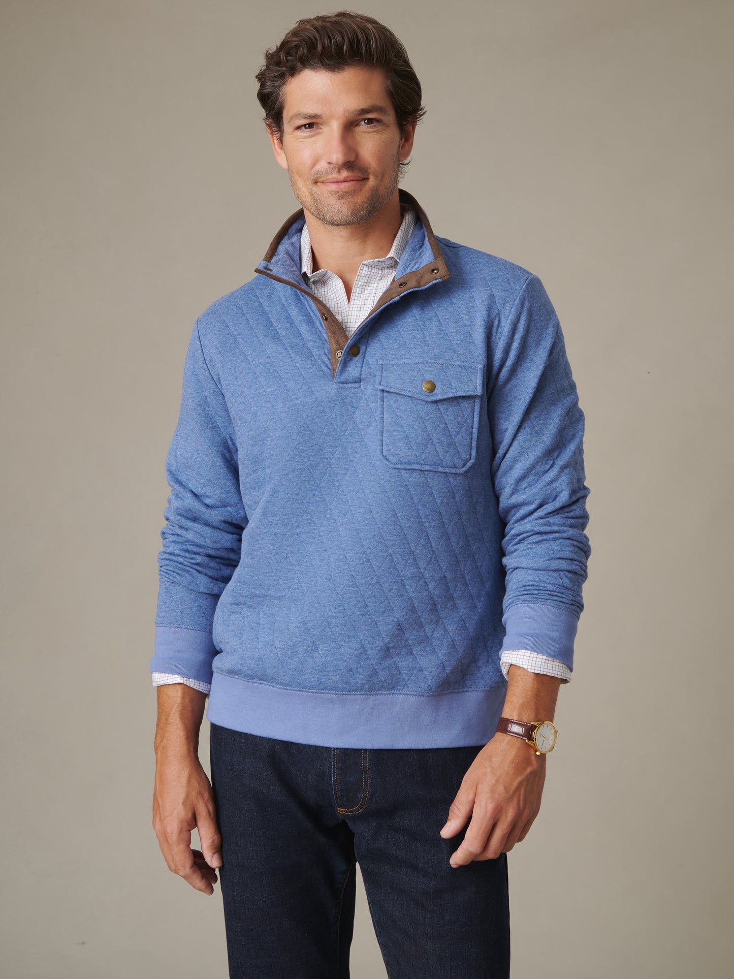 Christopher Quilted Pullover