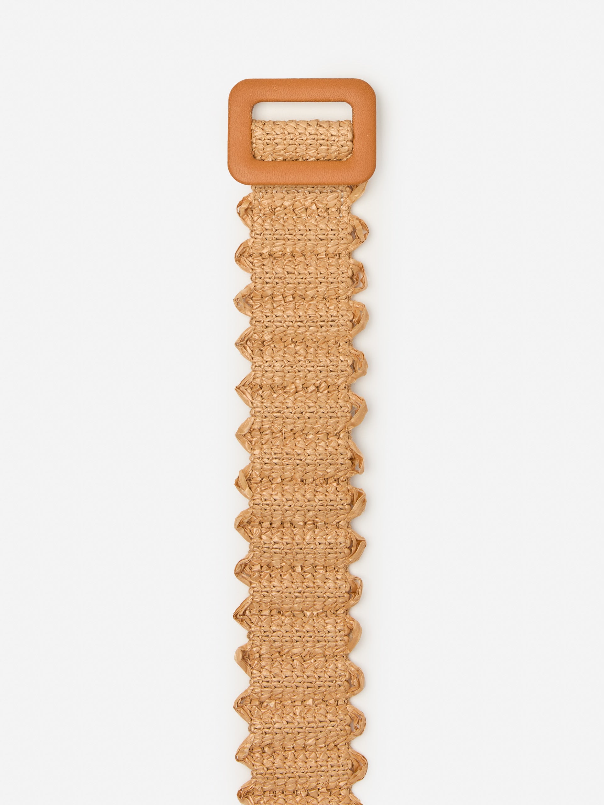 J.McLaughlin Hallie belt in natural made with polyester/acrylic.