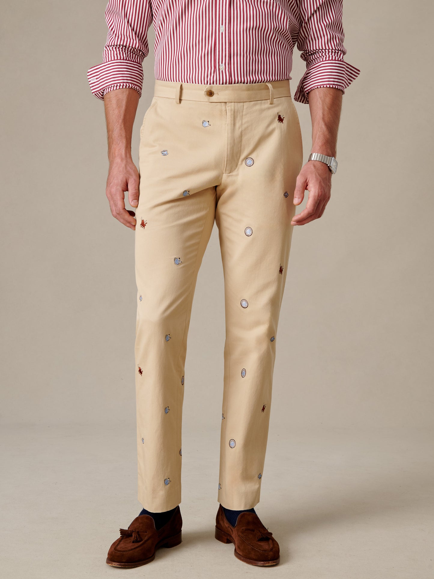 Madison Embroidered Fancy Pants in Bull in China Shop