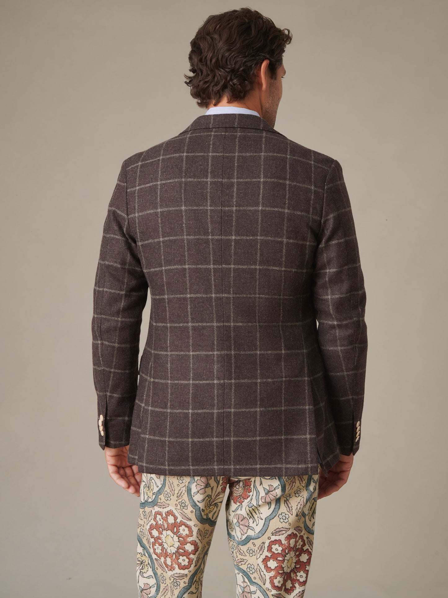 Suffolk Wool Sport Coat in Window Pane