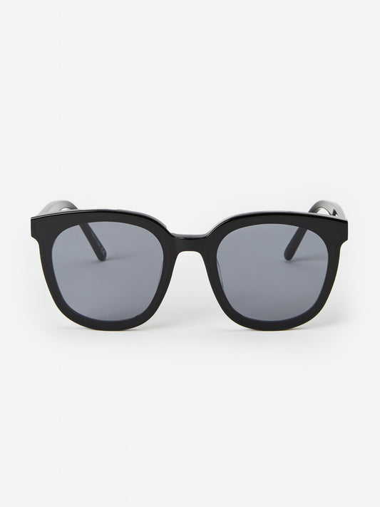 J.McLaughlin Jacalin sunglasses in black made with acetate. 