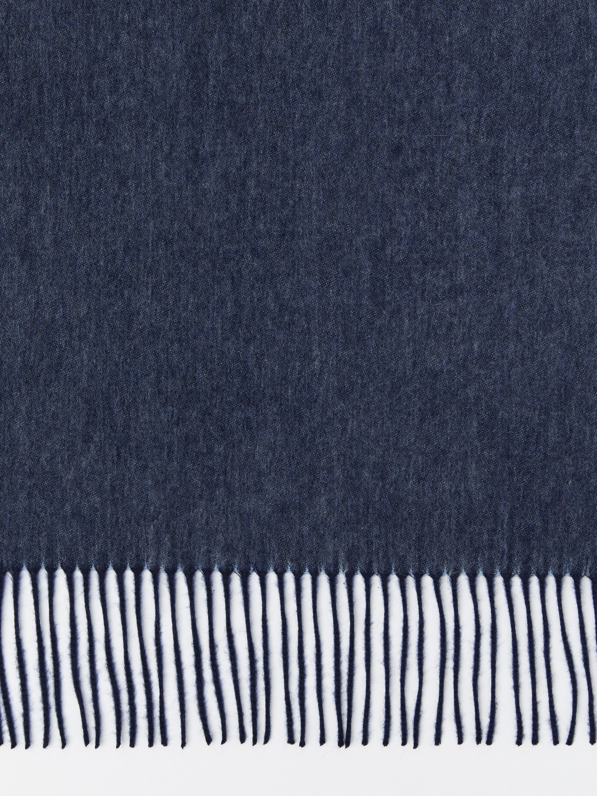 J.McLaughlin Jaipur scarf in navy/baby blue made with cashmere. 