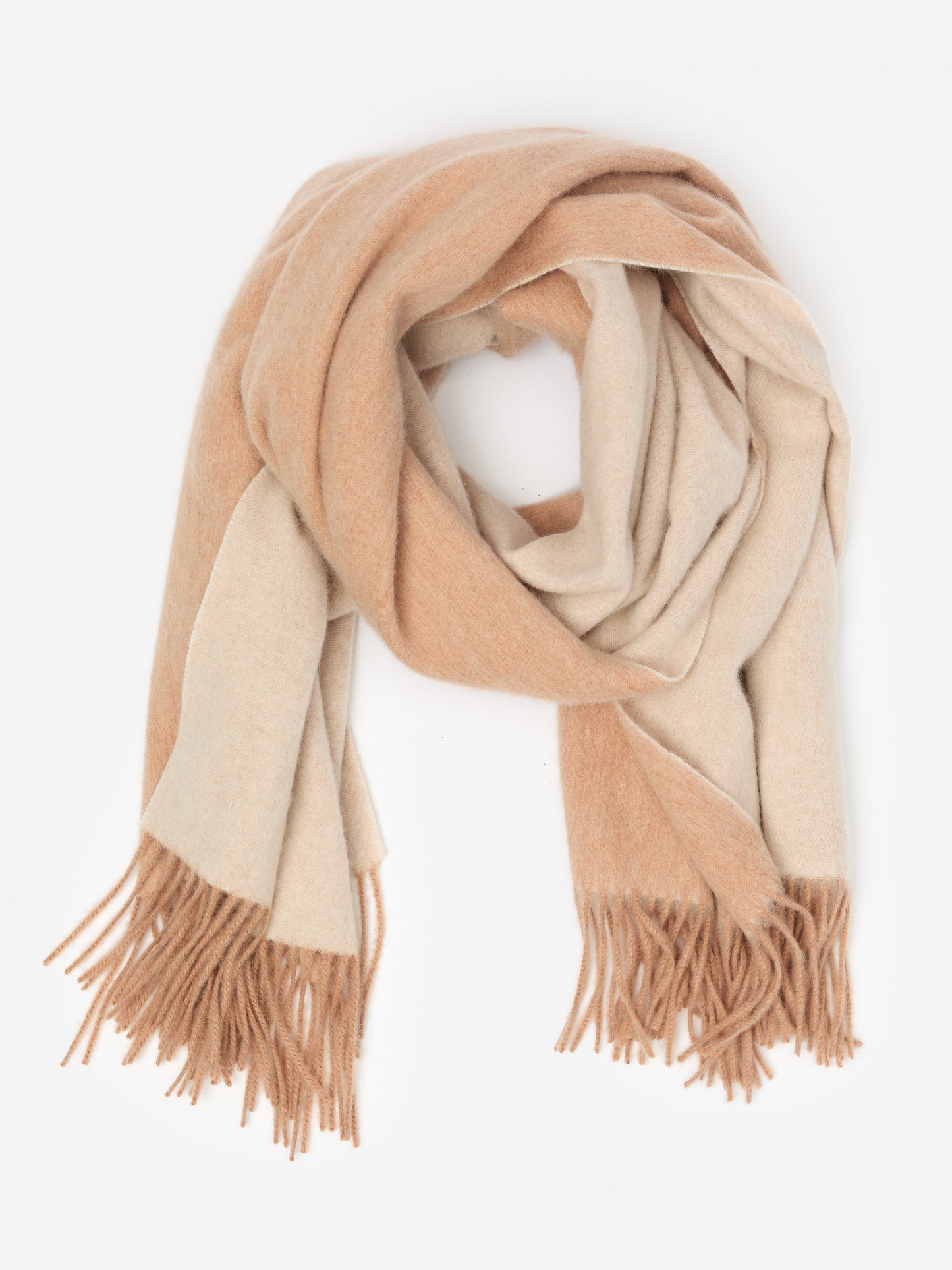 J.McLaughlin Jaipur scarf in oatmeal/off white made with cashmere. 