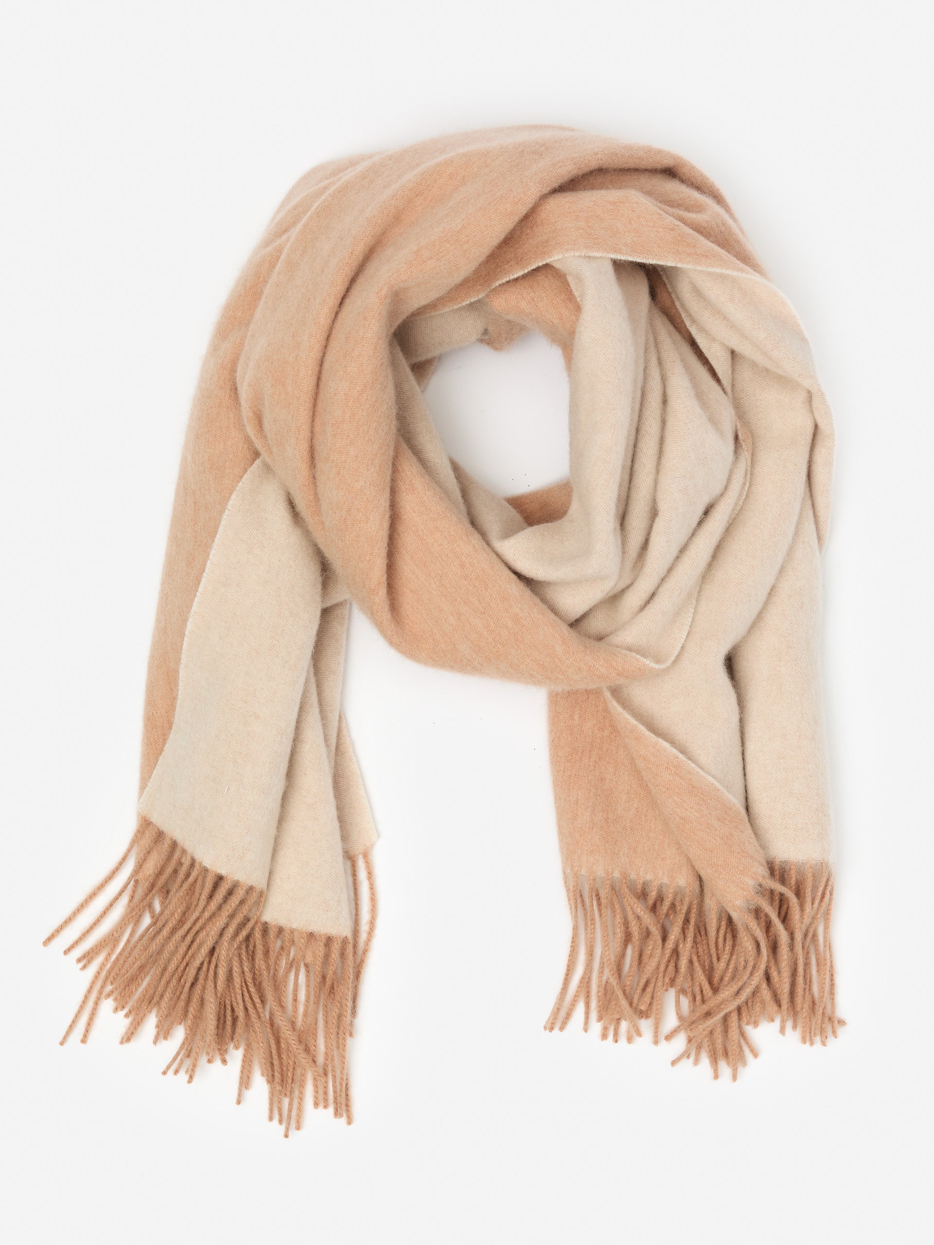 J.McLaughlin Jaipur scarf in oatmeal/off white made with cashmere. 