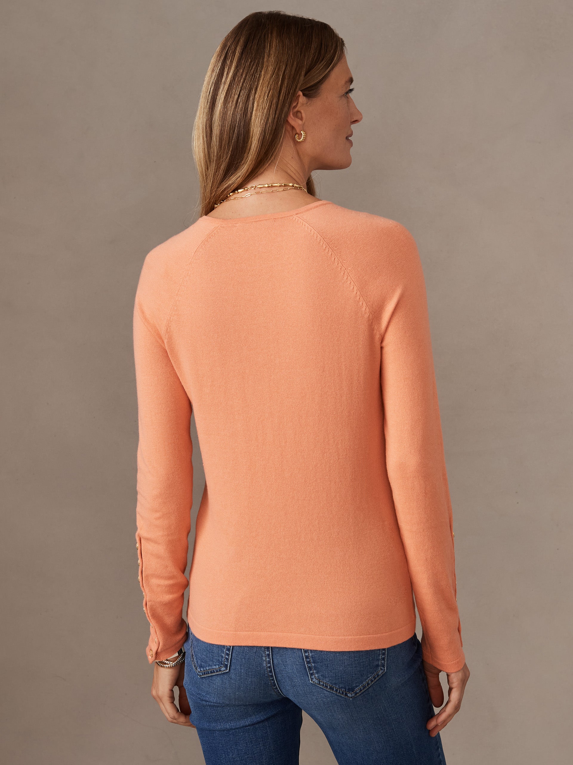 J.McLaughlin Jamey in apricot made with cotton/modal.