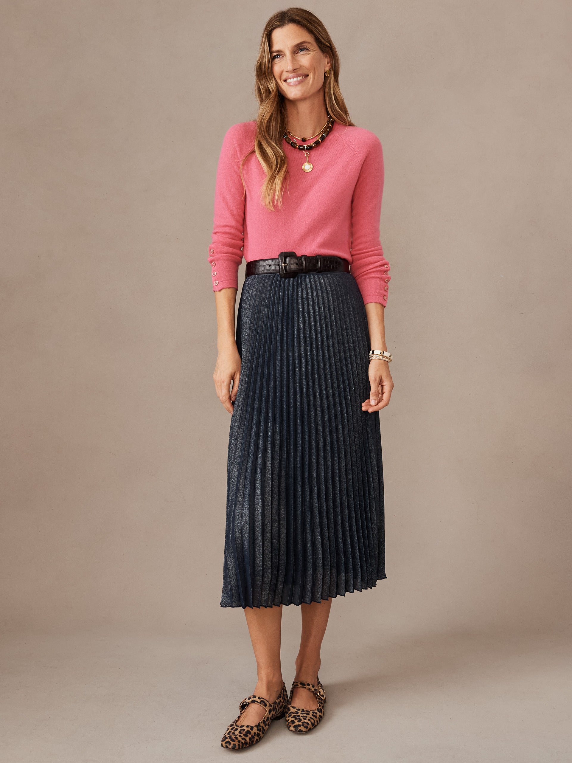 J.McLaughlin Jamey in rose made with cashmere. 