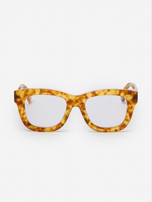 J.McLaughlin Jeanine readers in tan made with acetate.