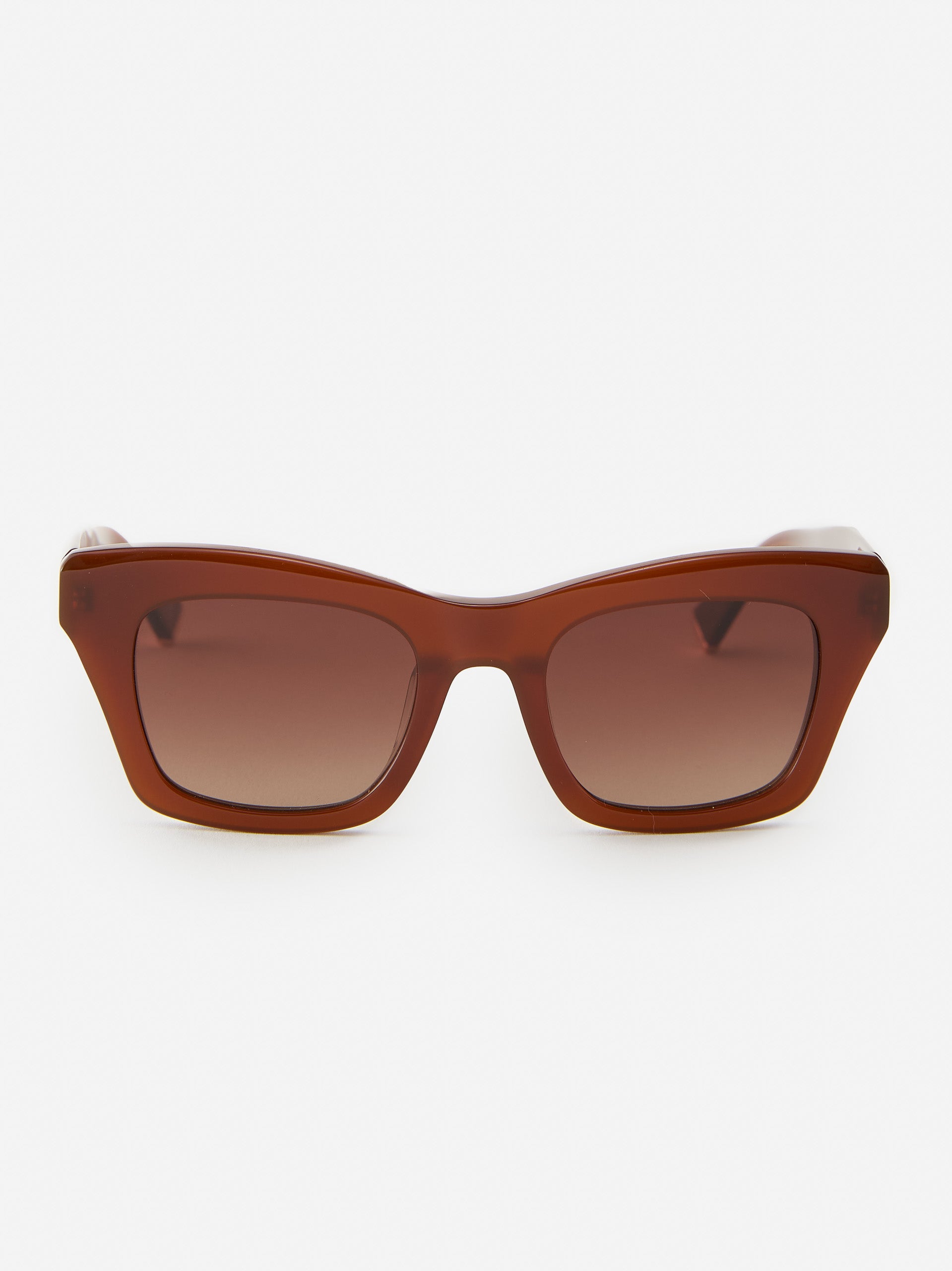 J.McLaughlin Jilly sunglasses in brown made with acetate.