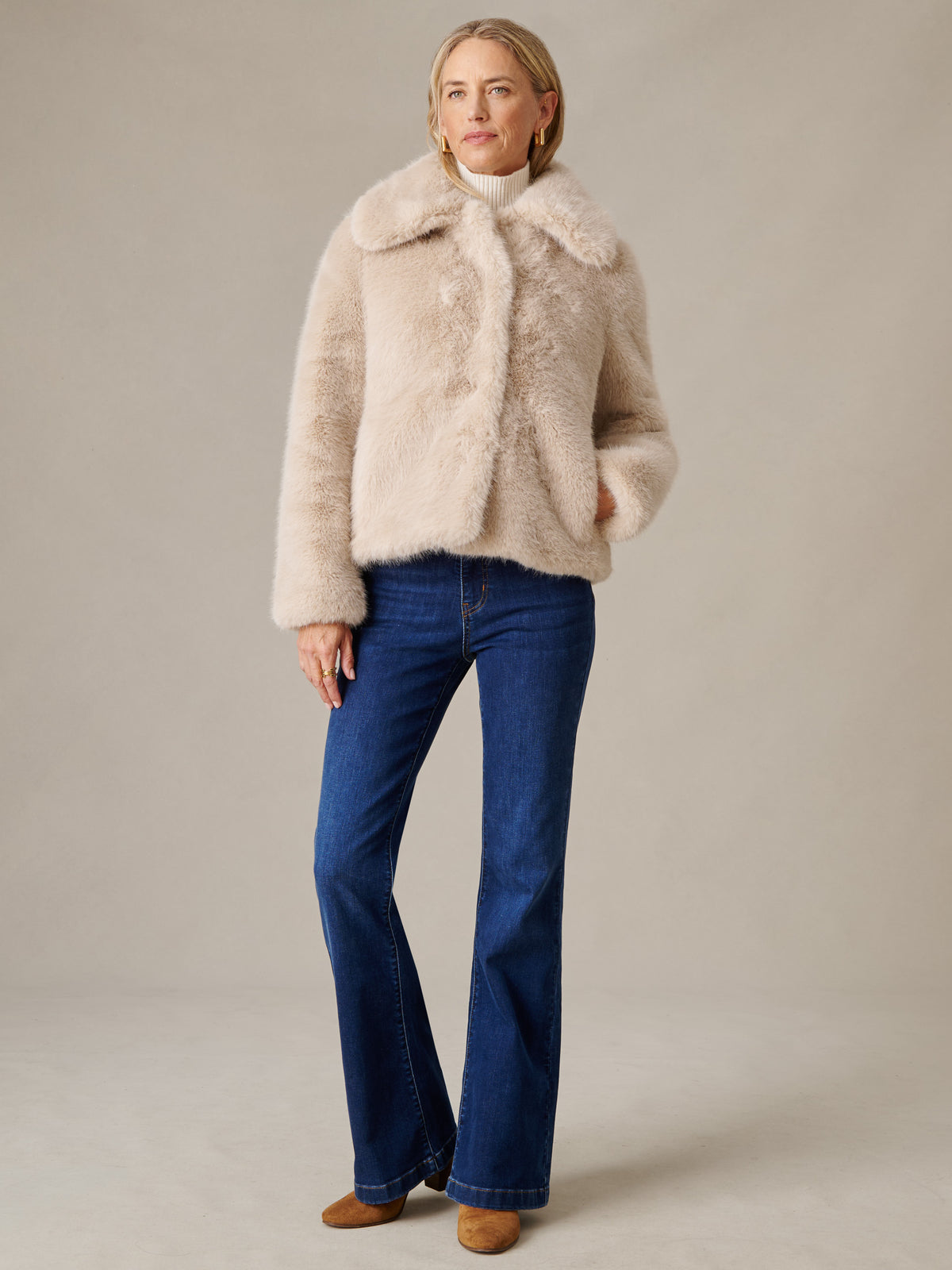 Annelisse Faux Fur Coat