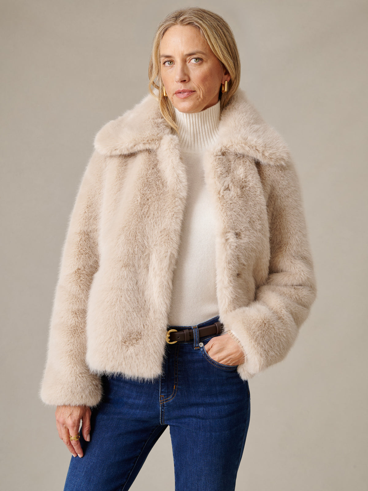 Annelisse Faux Fur Coat