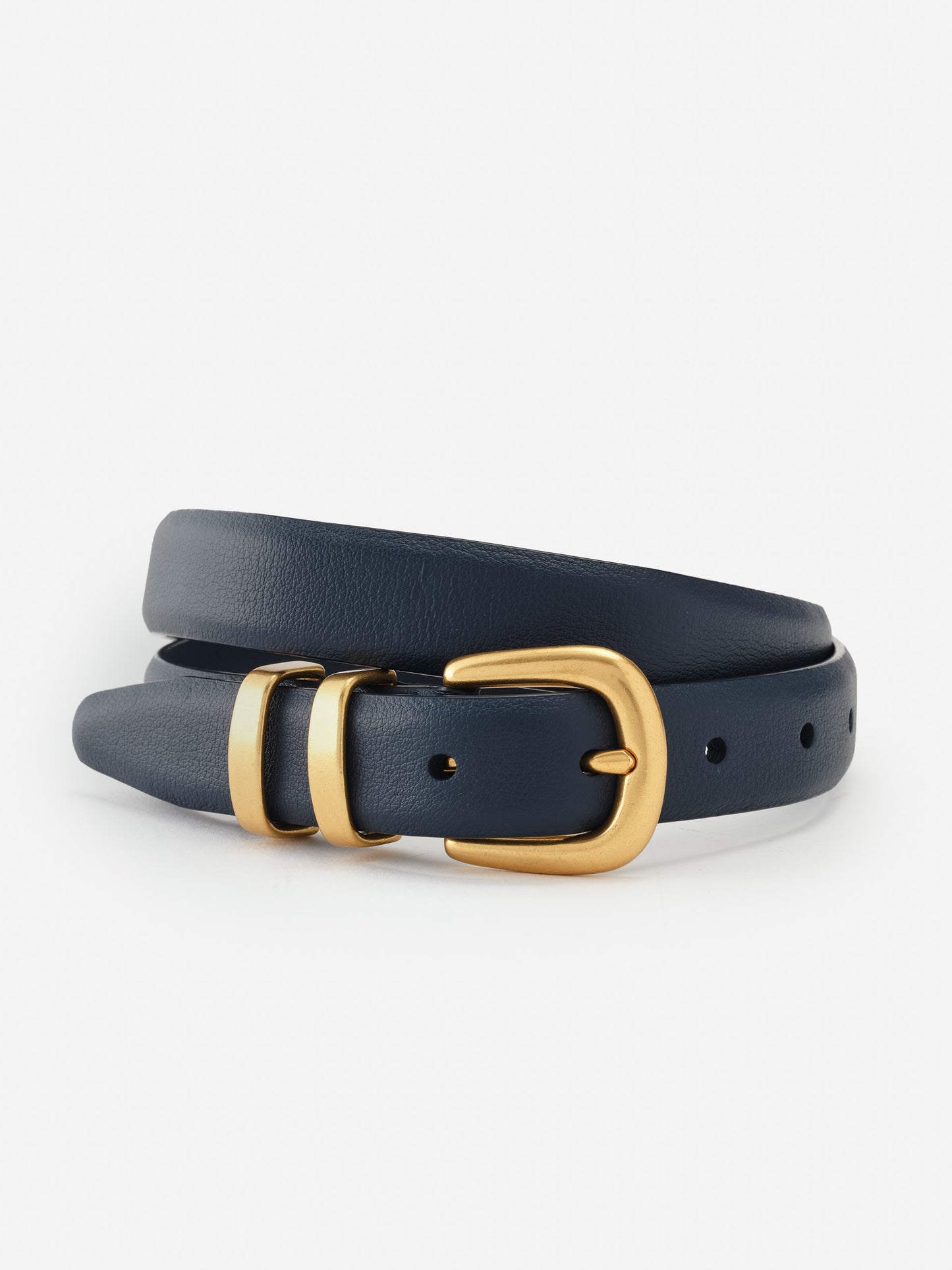 J.McLaughlin Khloe belt in navy made with leather.