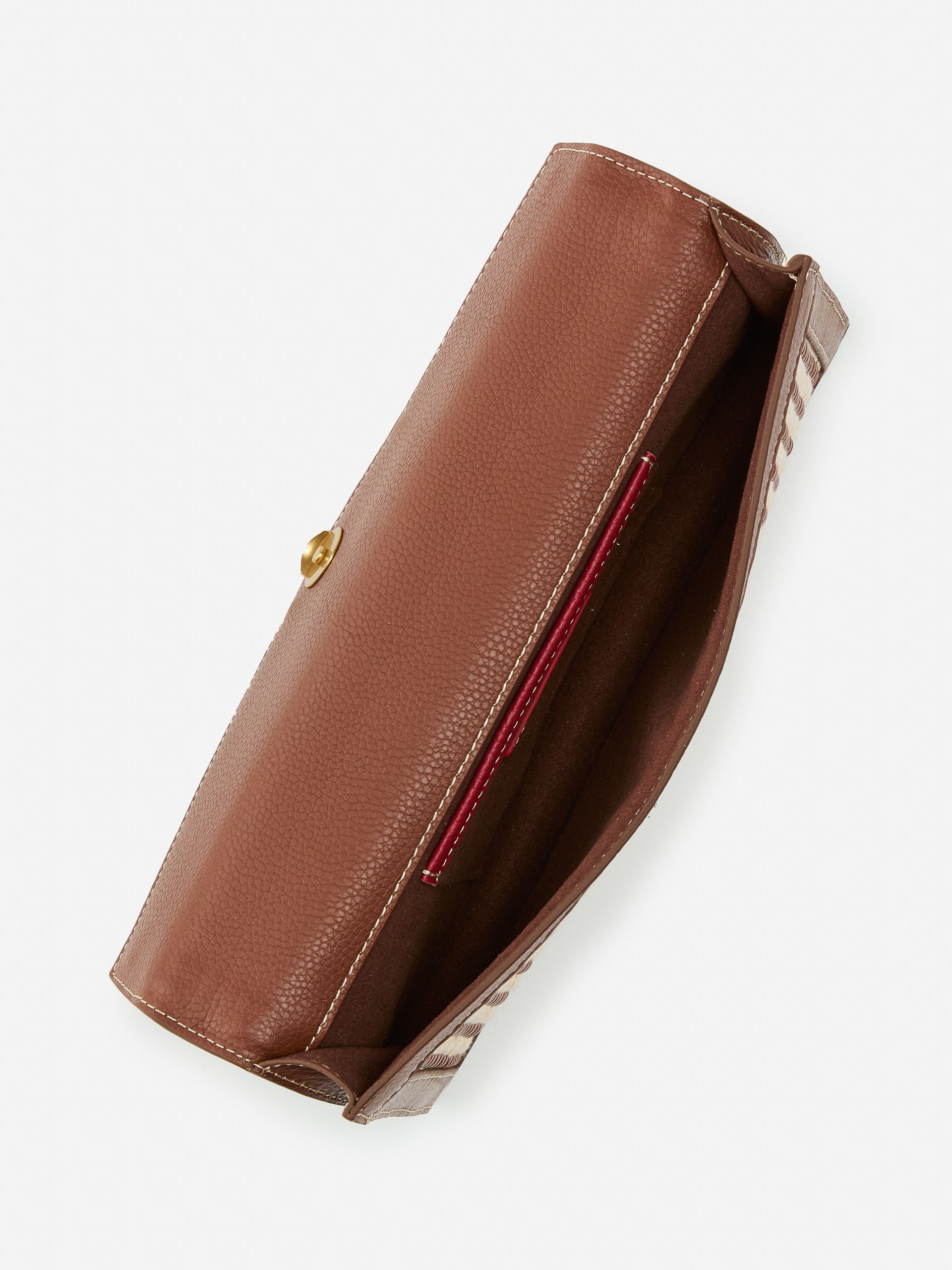 J.McLaughlin Kipton bag in natural/light brown made with leather. 
