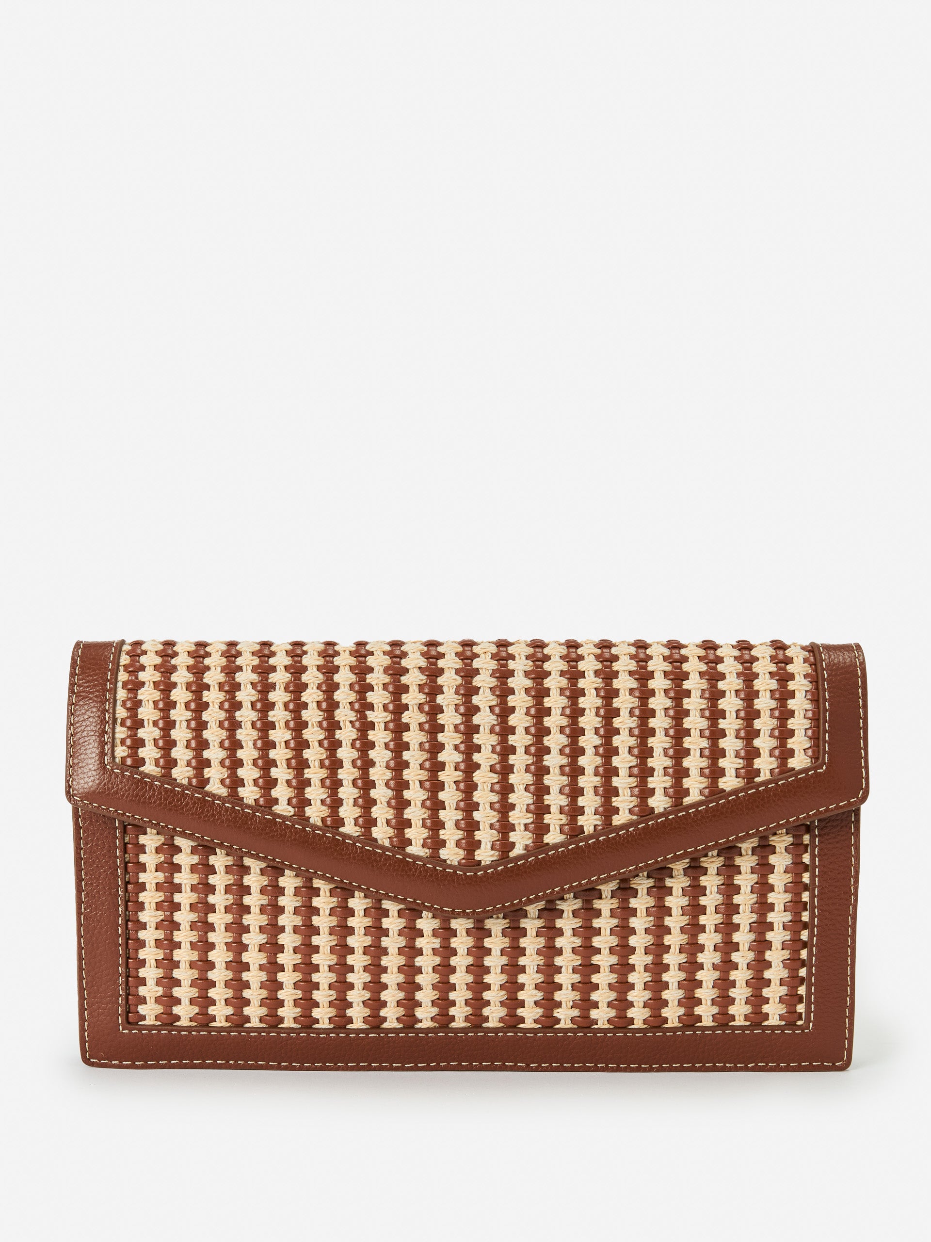 J.McLaughlin Kipton bag in natural/light brown made with leather. 