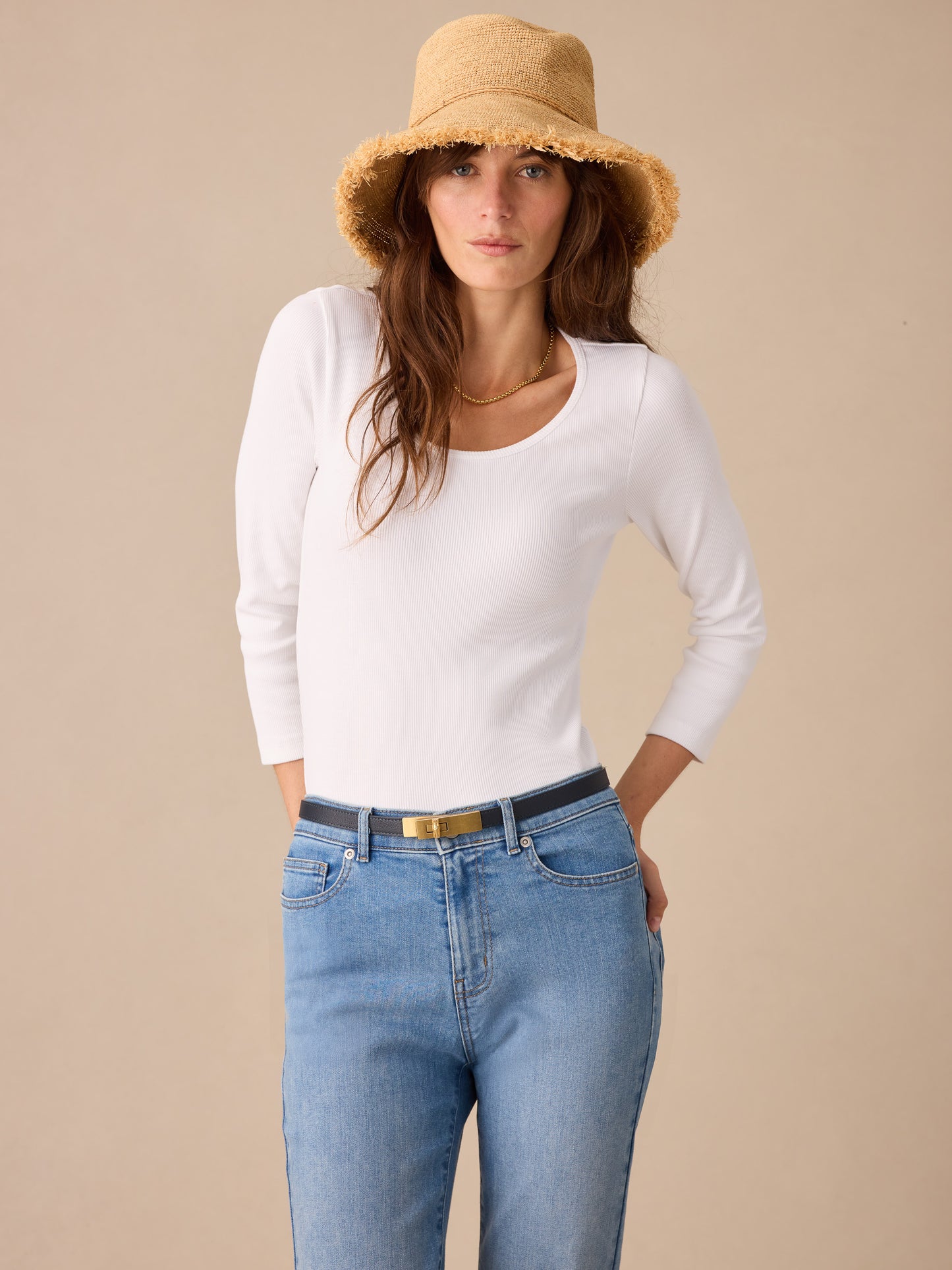 Kit Ribbed Tee