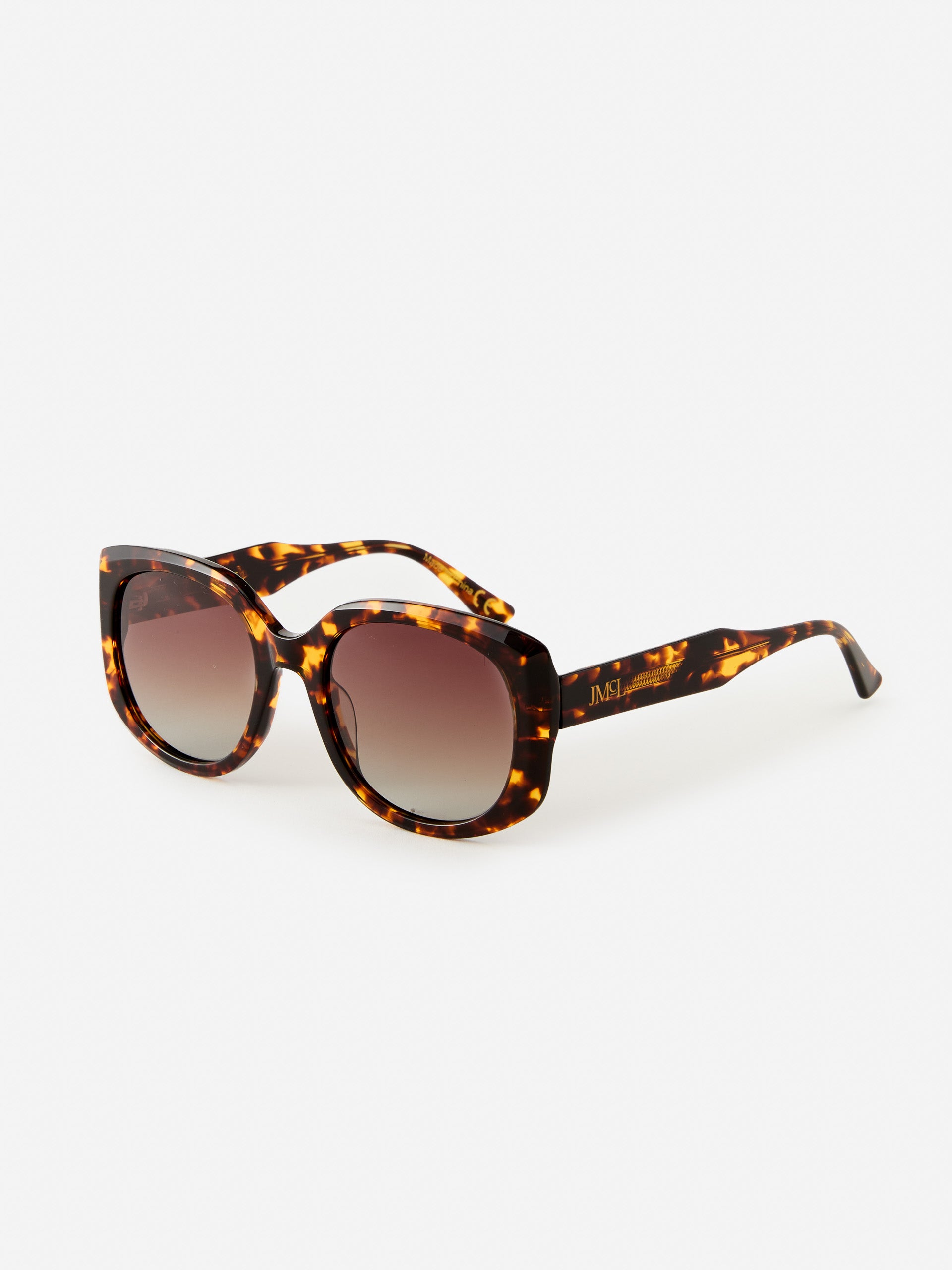 J.McLaughlin Resse sunglasses in tortoise made with acetate.