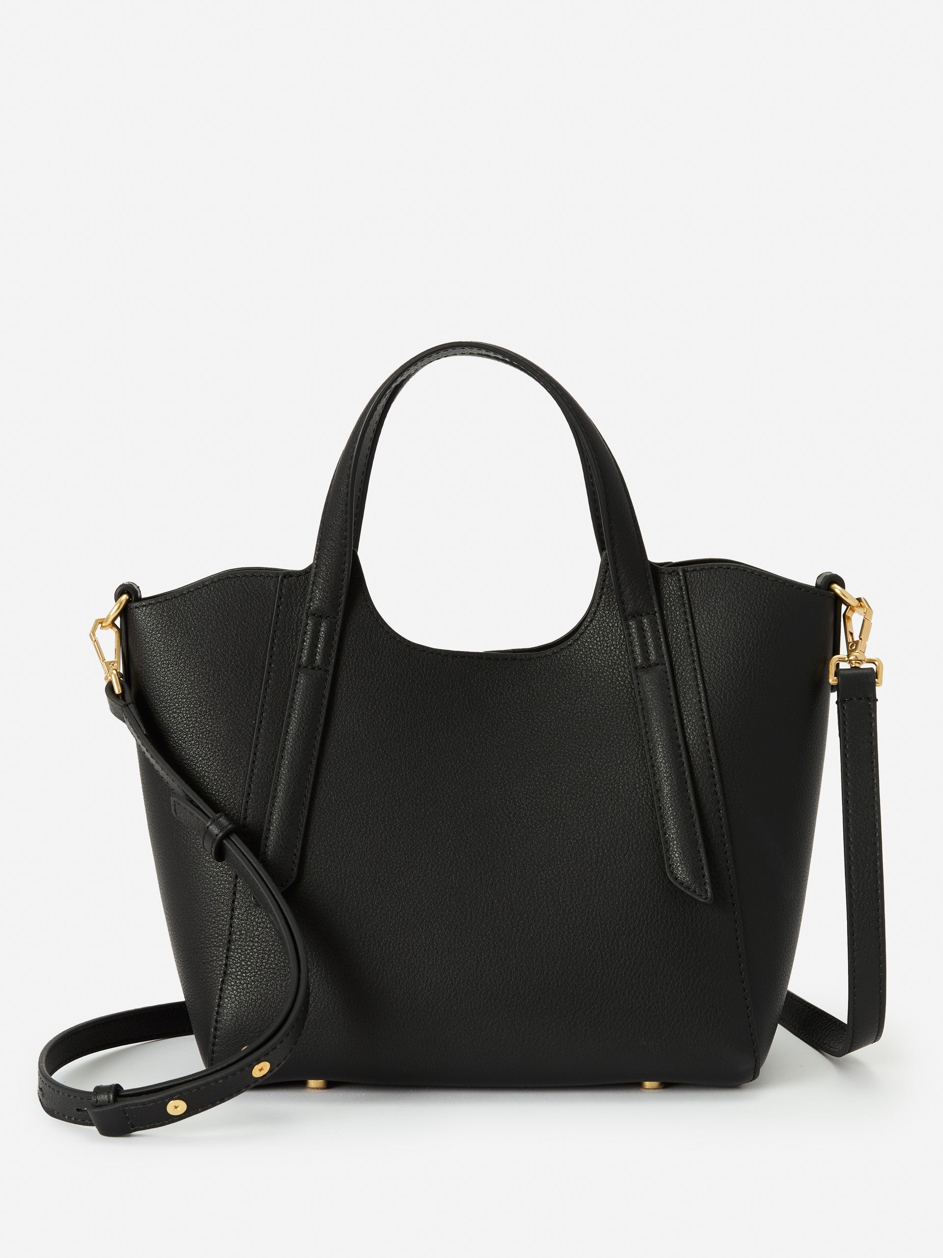 J.McLaughlin Lane handbag in black made with leather. 