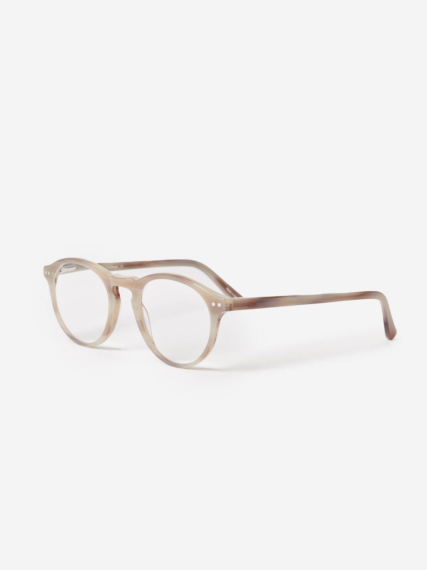 J.McLaughlin Lansing readers in milky tortoise made with acetate.