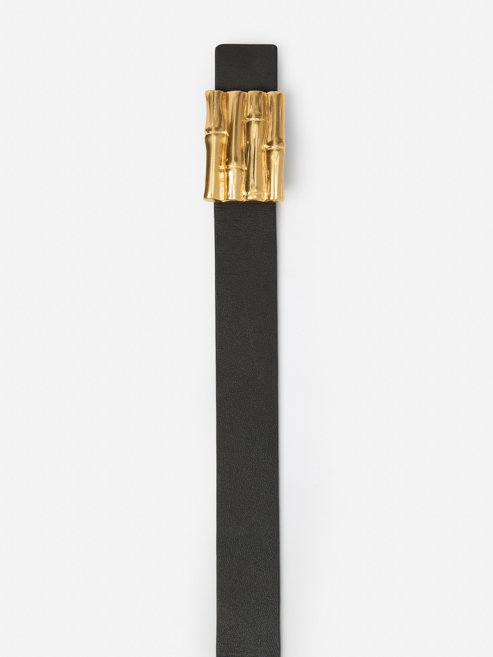 J.McLaughlin Lara belt in black/cork made with leather.