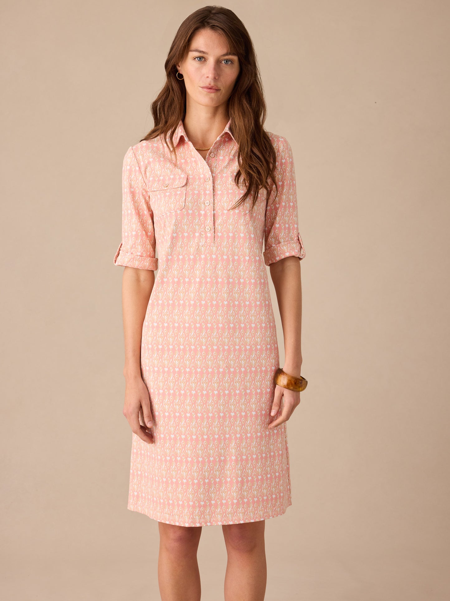 Lawrence Dress in Neo Jewel Ikat