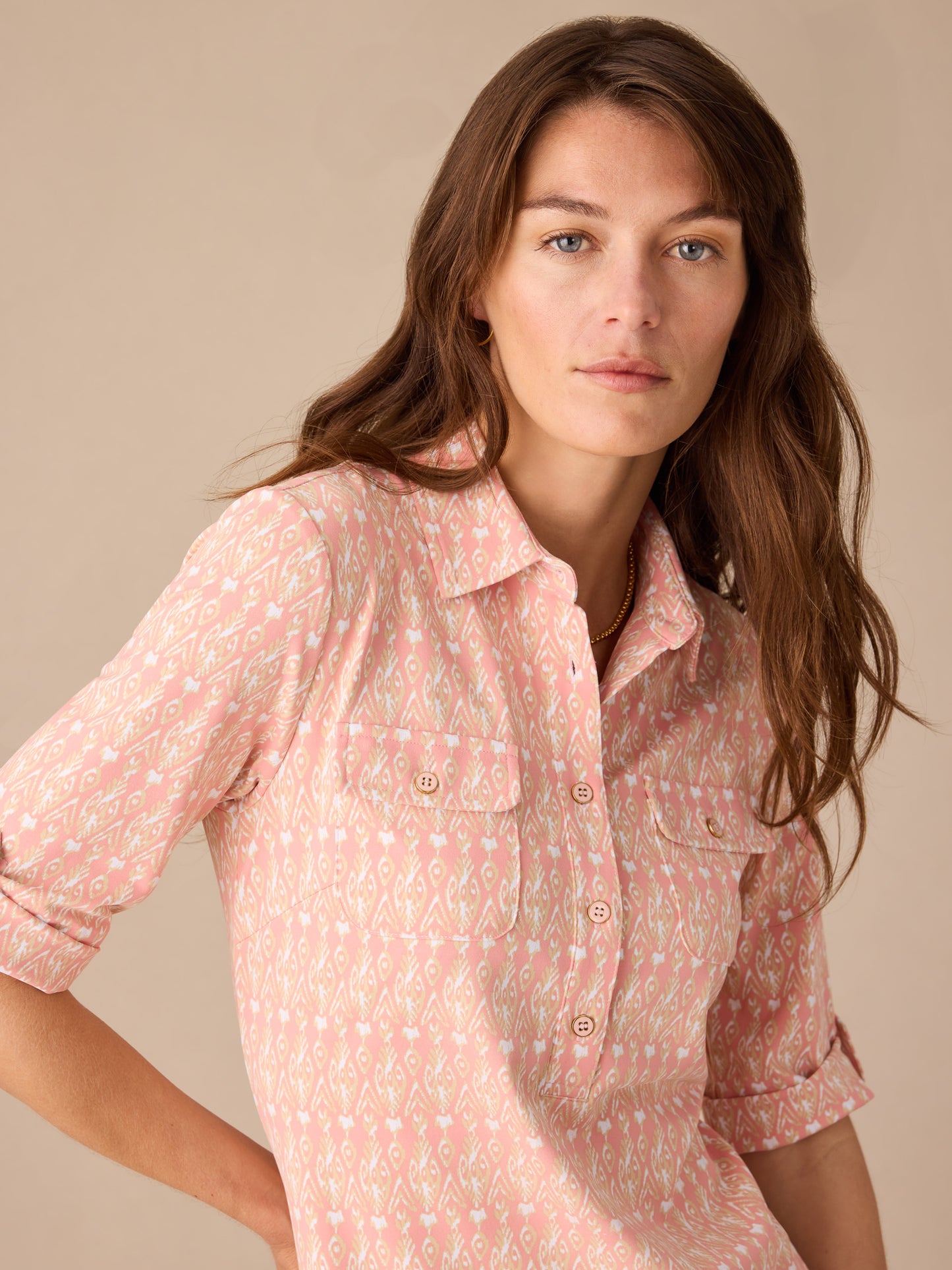 Lawrence Dress in Neo Jewel Ikat