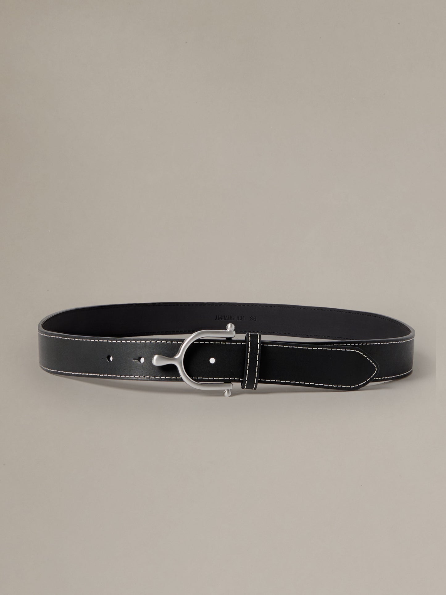 Leather Spur Buckle Belt