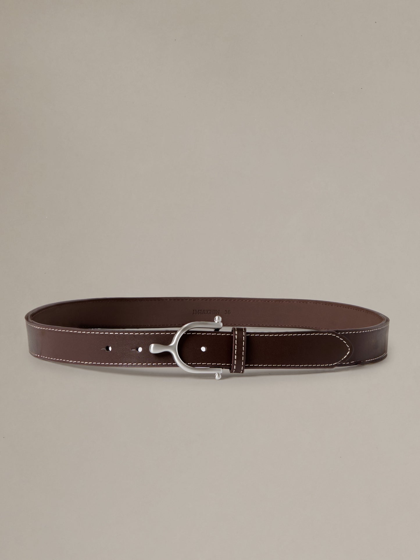 Leather Spur Buckle Belt