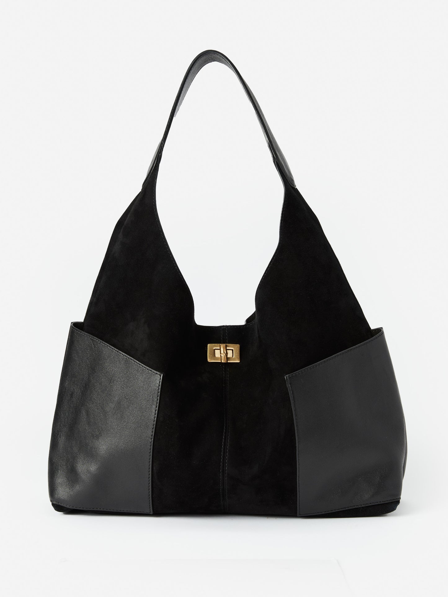 J.McLaughlin Letita bag in black made with leather. 