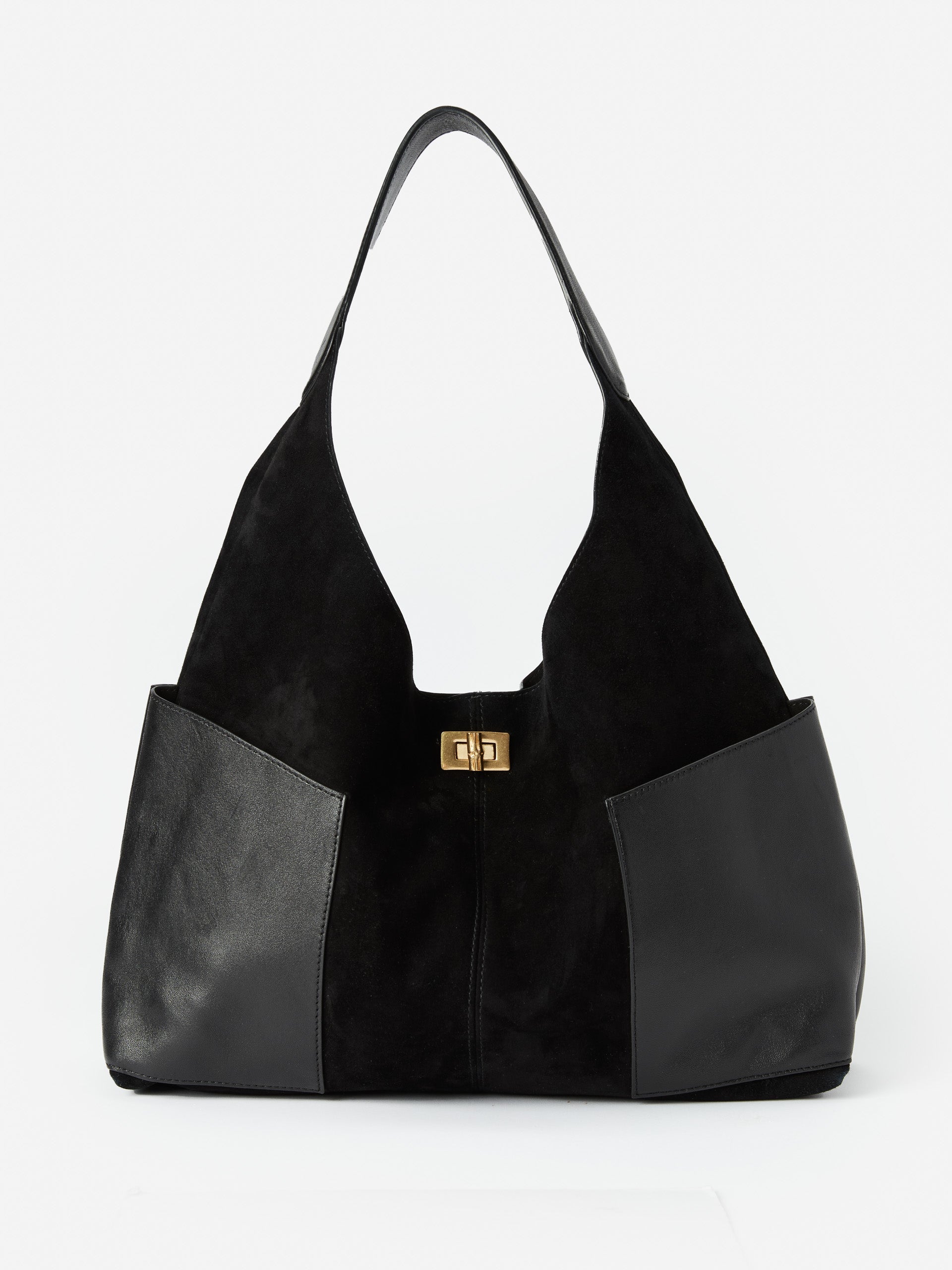 J.McLaughlin Letita bag in black made with leather. 